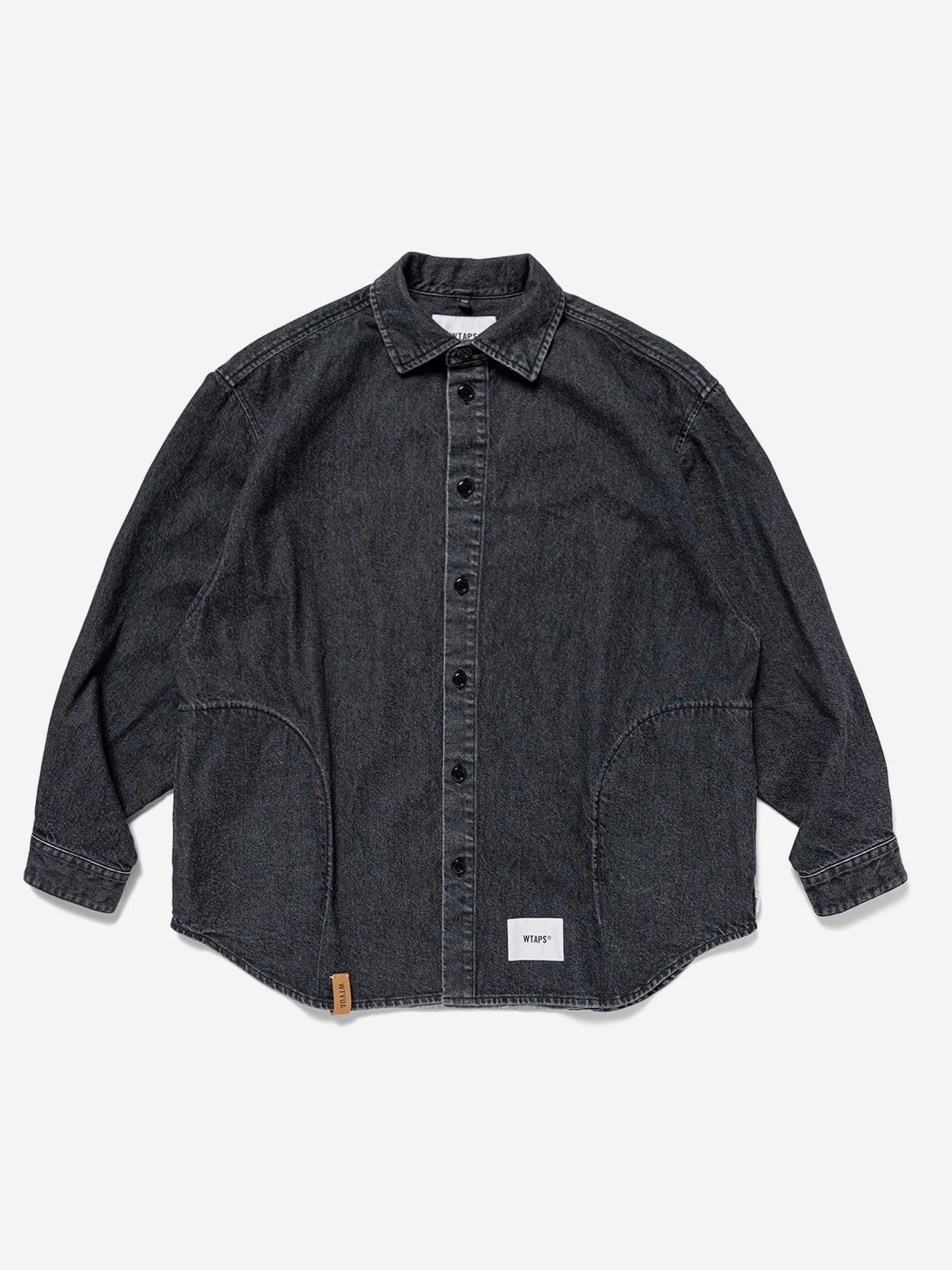 WTAPS 20 Long Sleeve Denim Shirt - Black – Goodhood