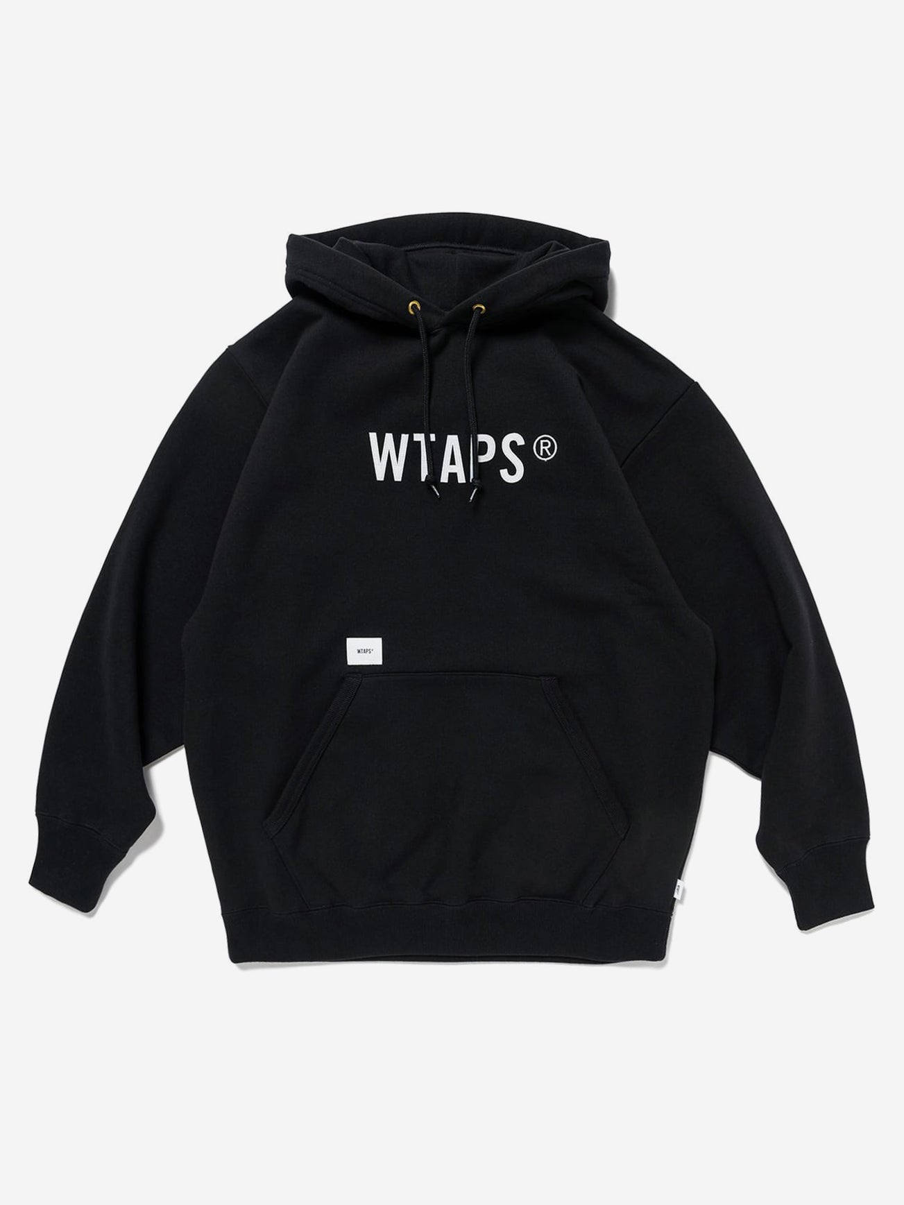 WTAPS Cut and Sewn 04 Logo Hoodie - Black – Goodhood