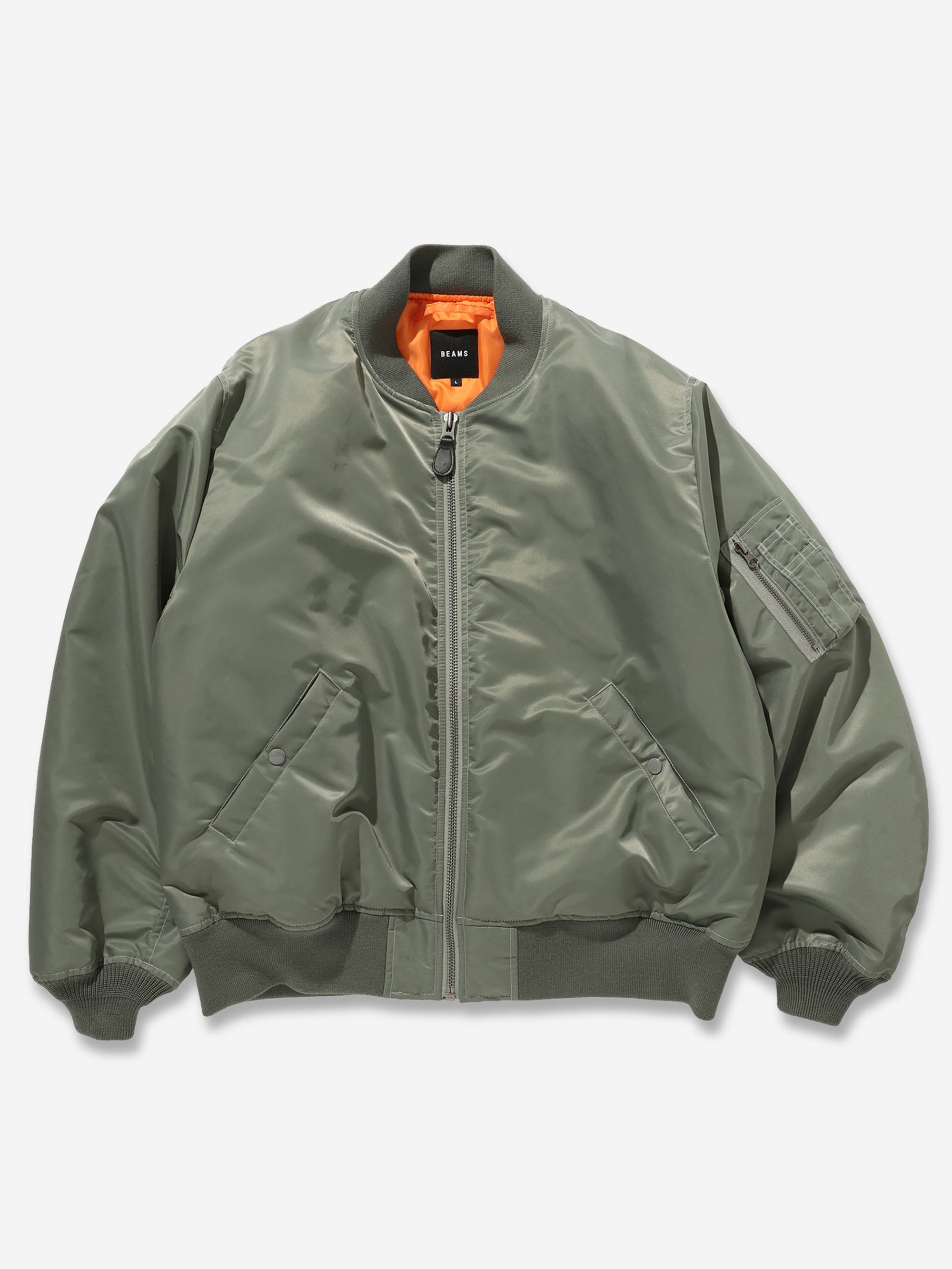 Beams MA1 D-Type Bomber Jacket - Olive – Goodhood
