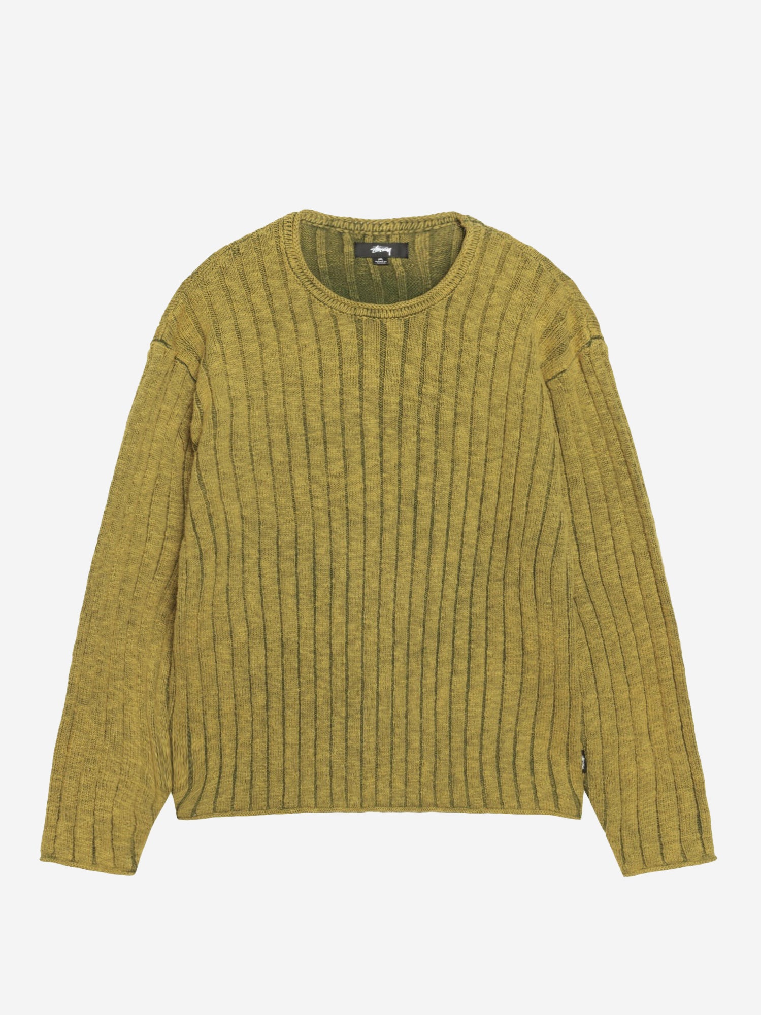 Stussy Cotton Slub Rib Crew - Green – Goodhood
