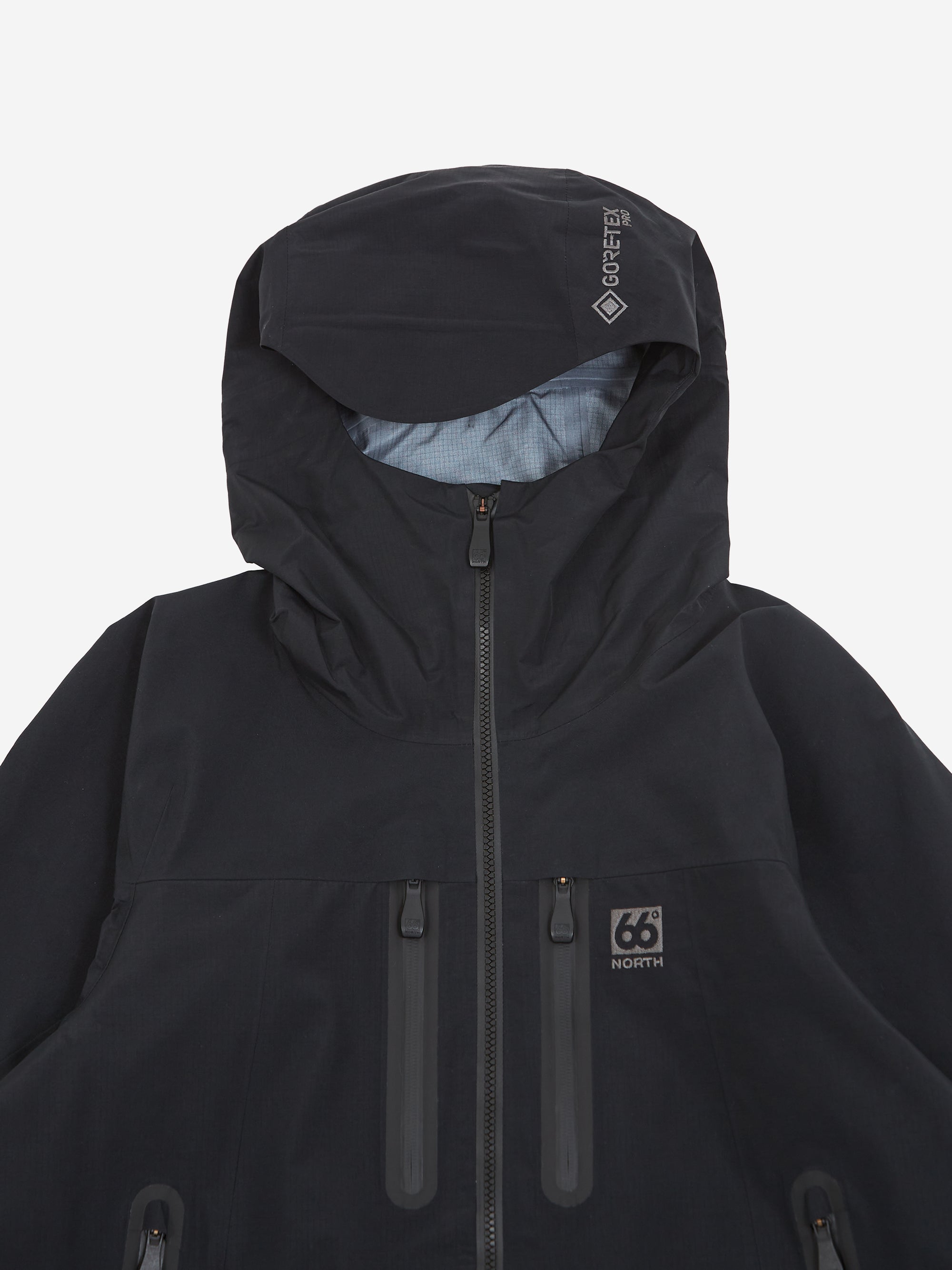 66° North Hornstrandir Gore-Tex Pro Jacket - Black, view 3