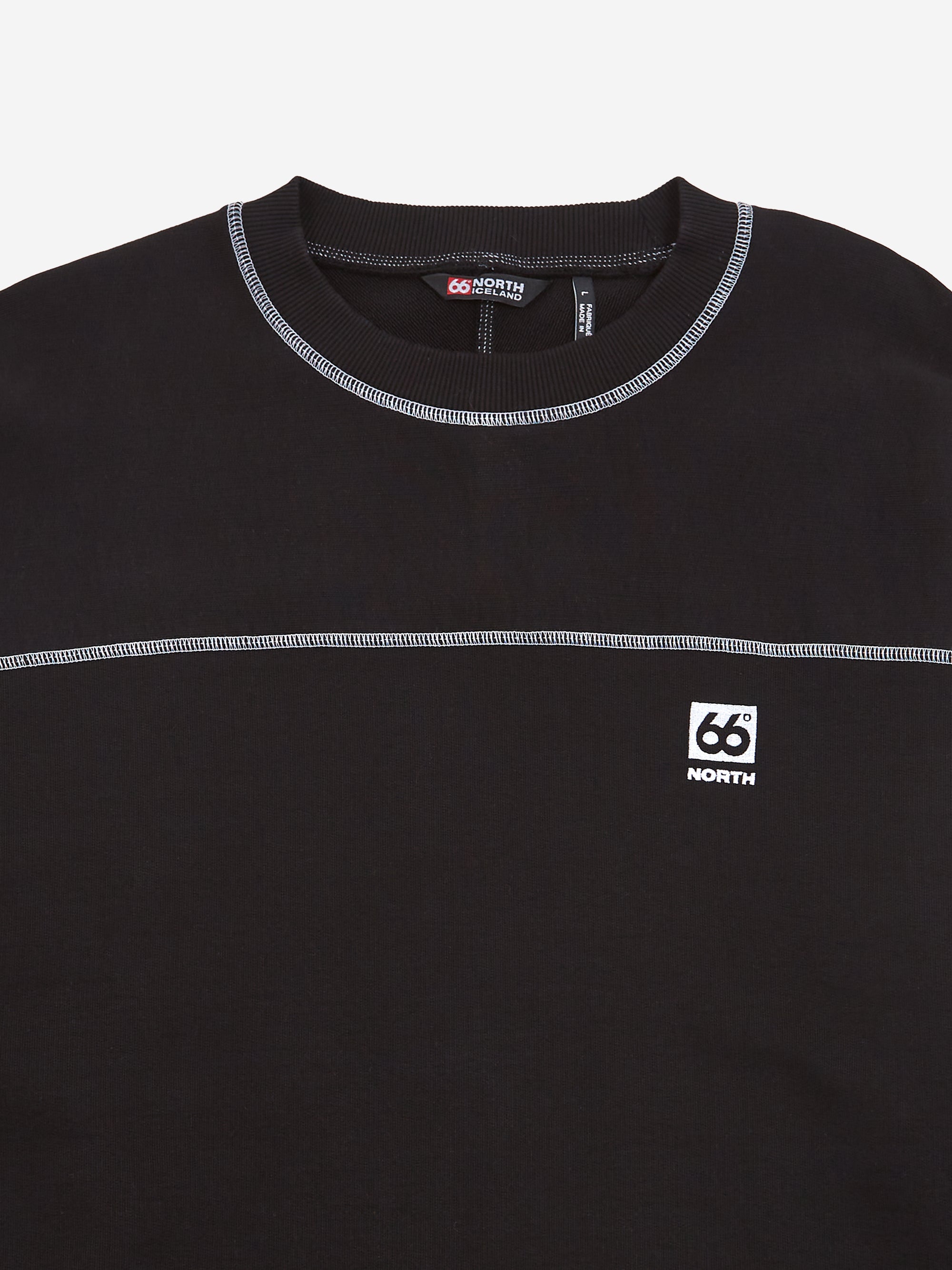 66° North Vatnajokull Crewneck - Black, view 3