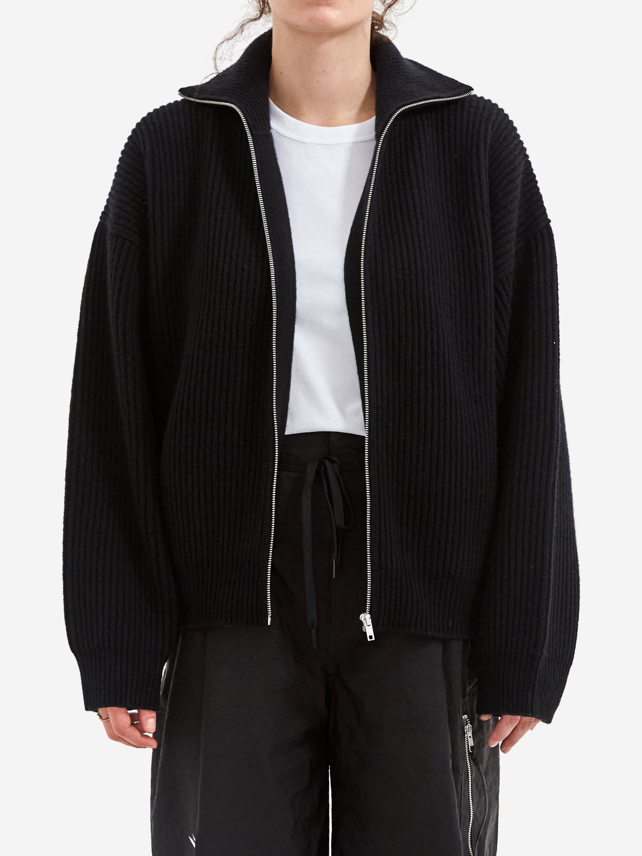 66° North Vonarstraeti Zipped Sweater - Black, view 2