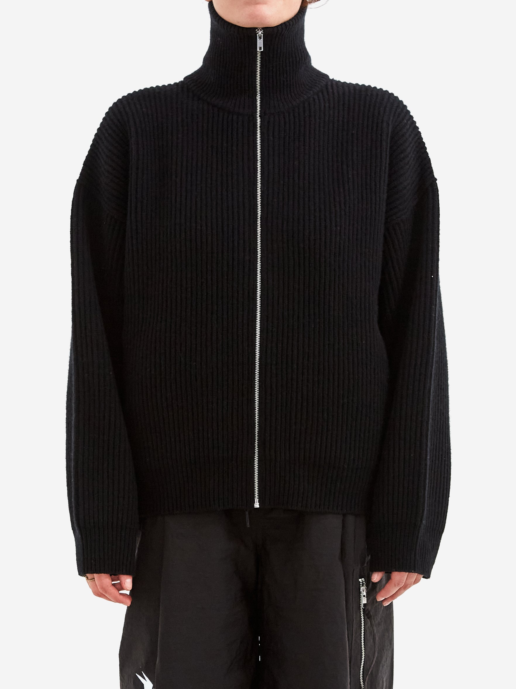 66° North Vonarstraeti Zipped Sweater - Black, view 3