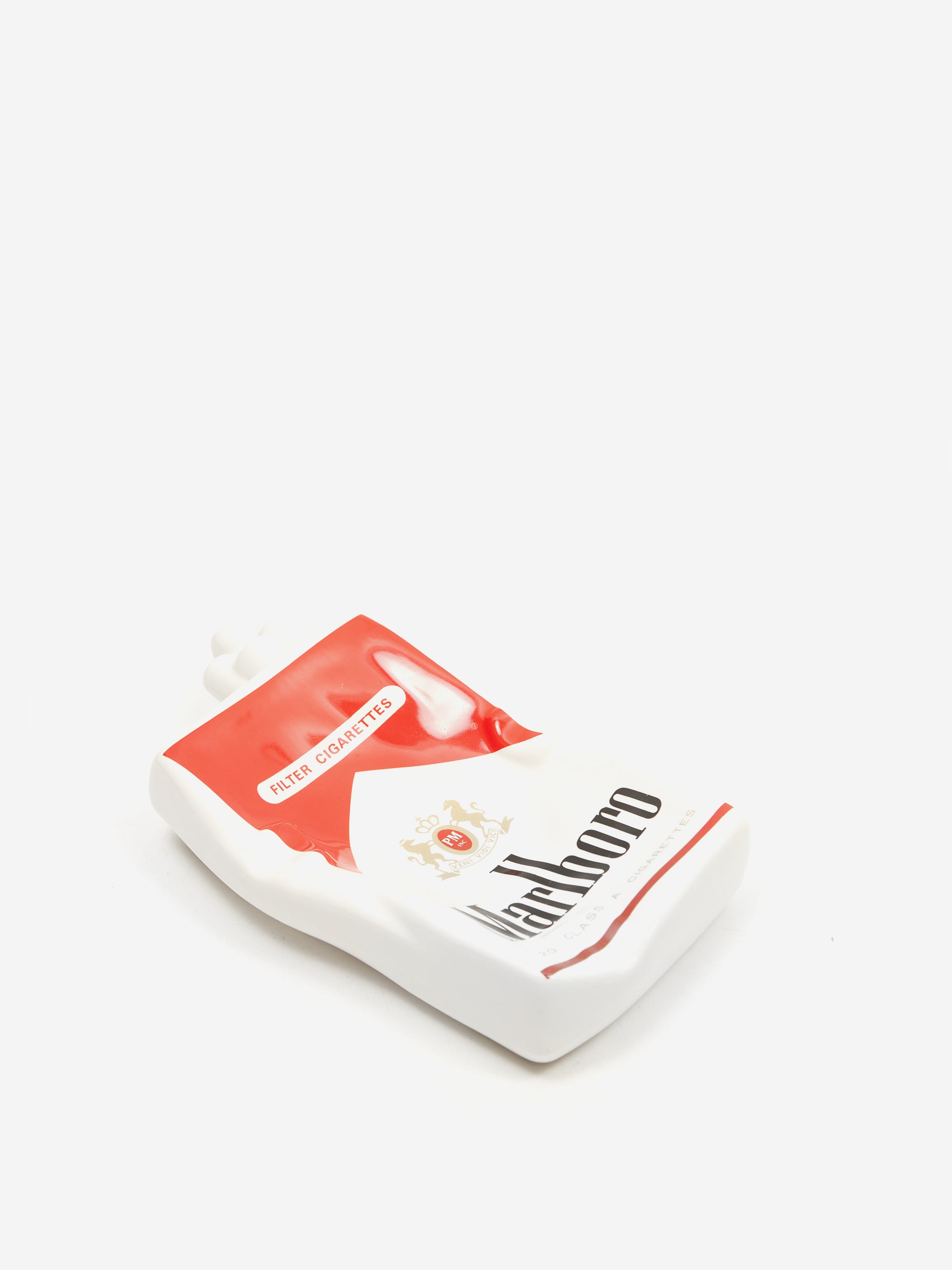 marlboro cigarette ashtray Unified Goods 90's Marlboro Crumped Ceramic Ashtray