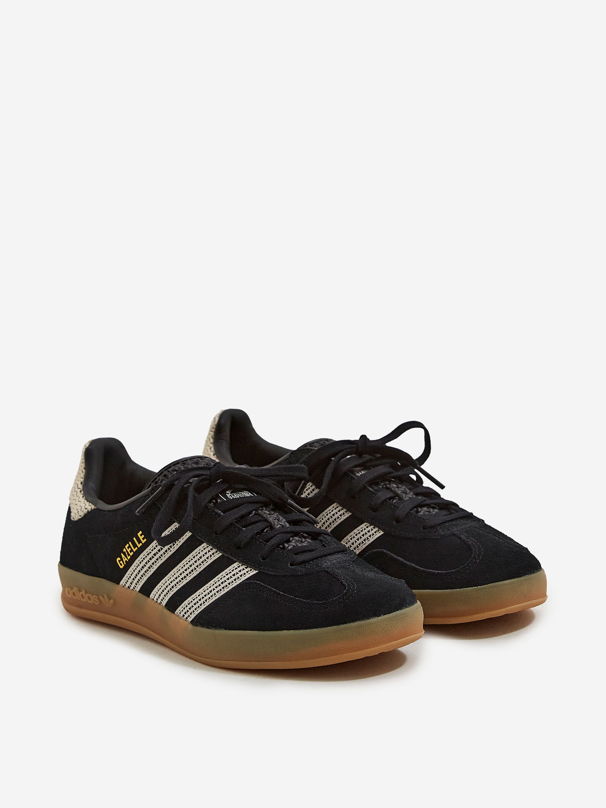 Adidas Gazelle Indoor - Core Black/Wonder White/Gum  Goodhood