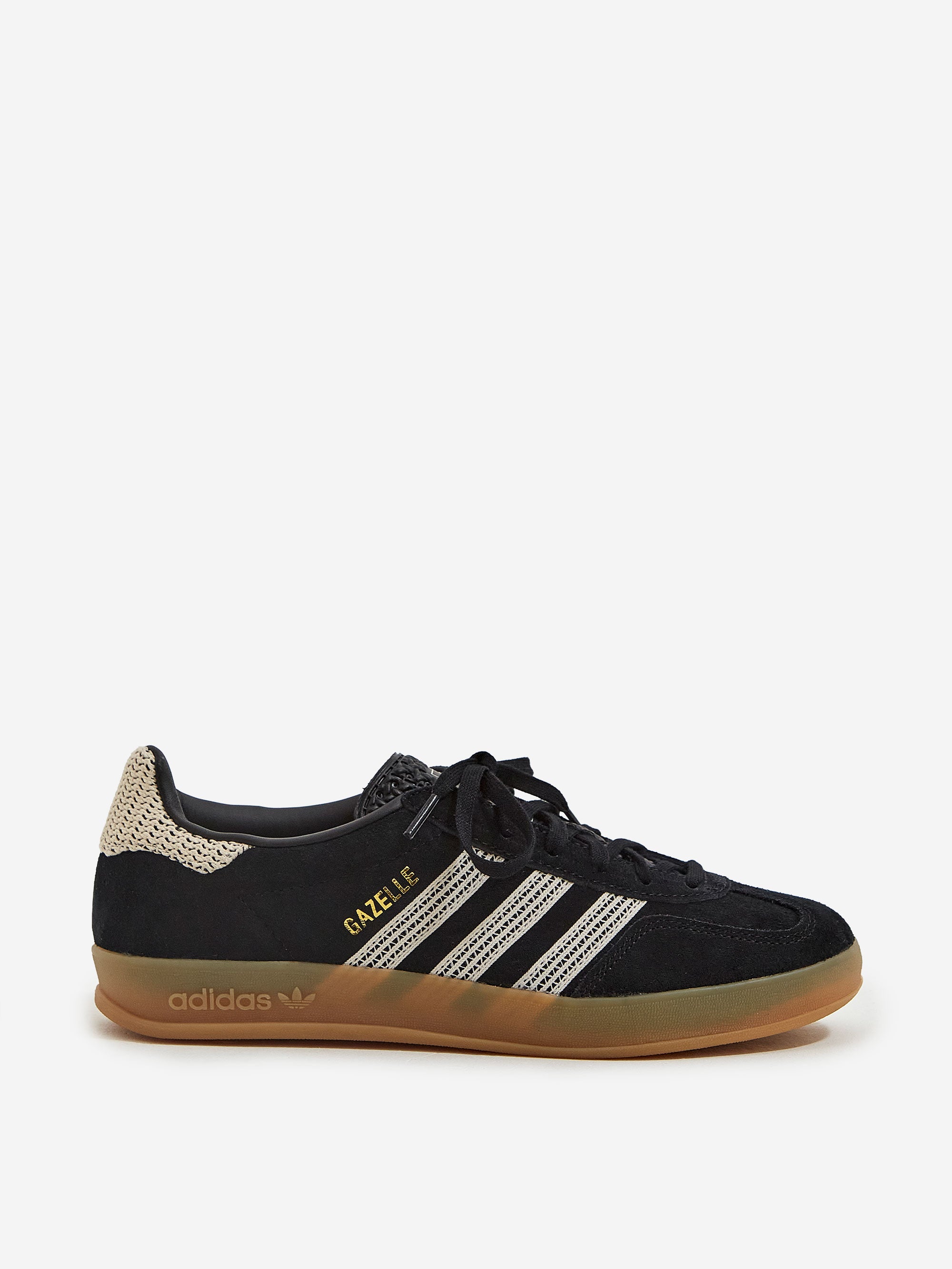 Adidas Gazelle Indoor - Core Black/Wonder White/Gum Goodhood Adidas Gazelle Indoor - Core Black/Wonder White/Gum Goodhood