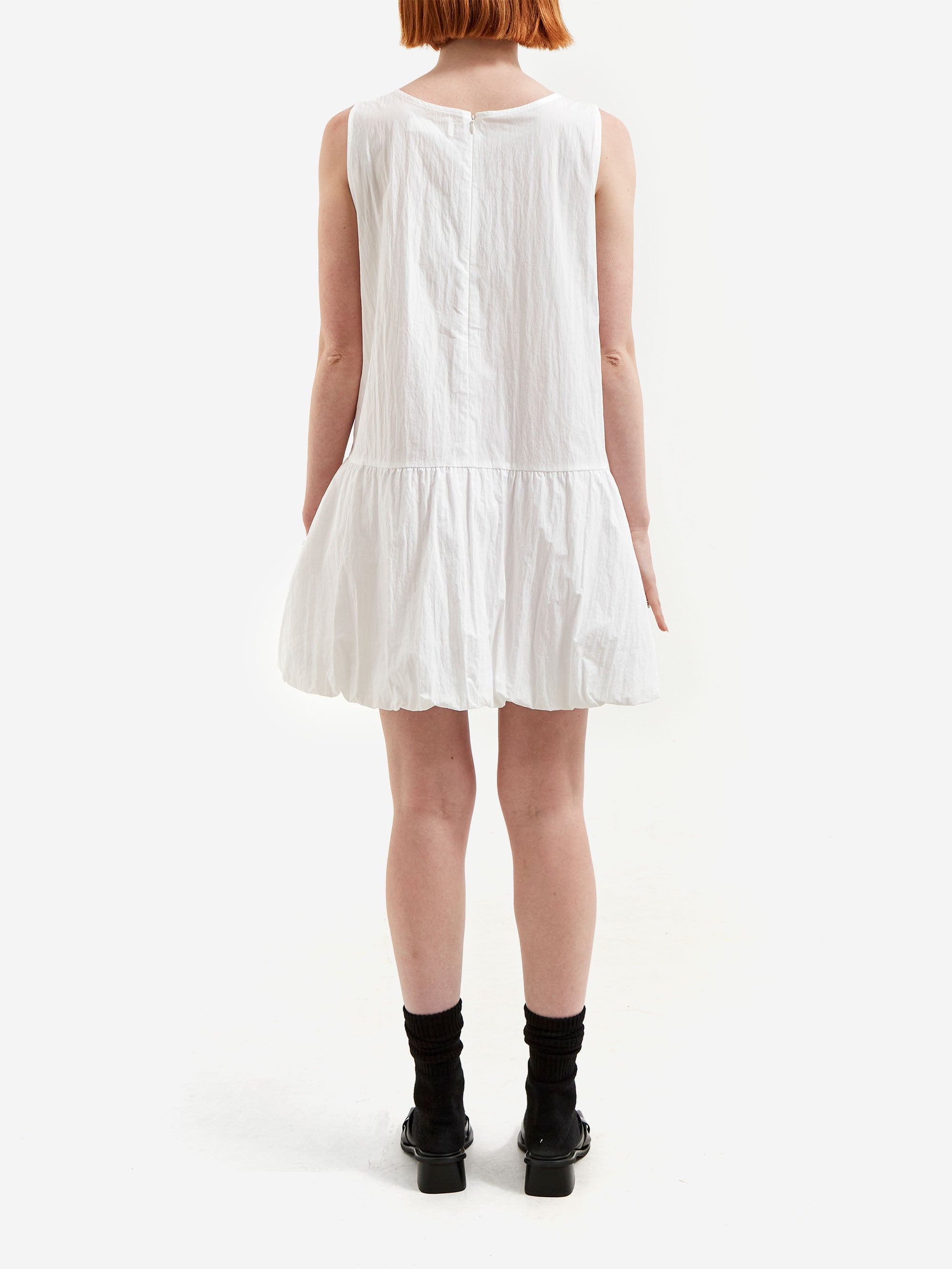 AMOMENTO ♥ nylon volume mini dress /追跡付 AMOMENTO-Nylon