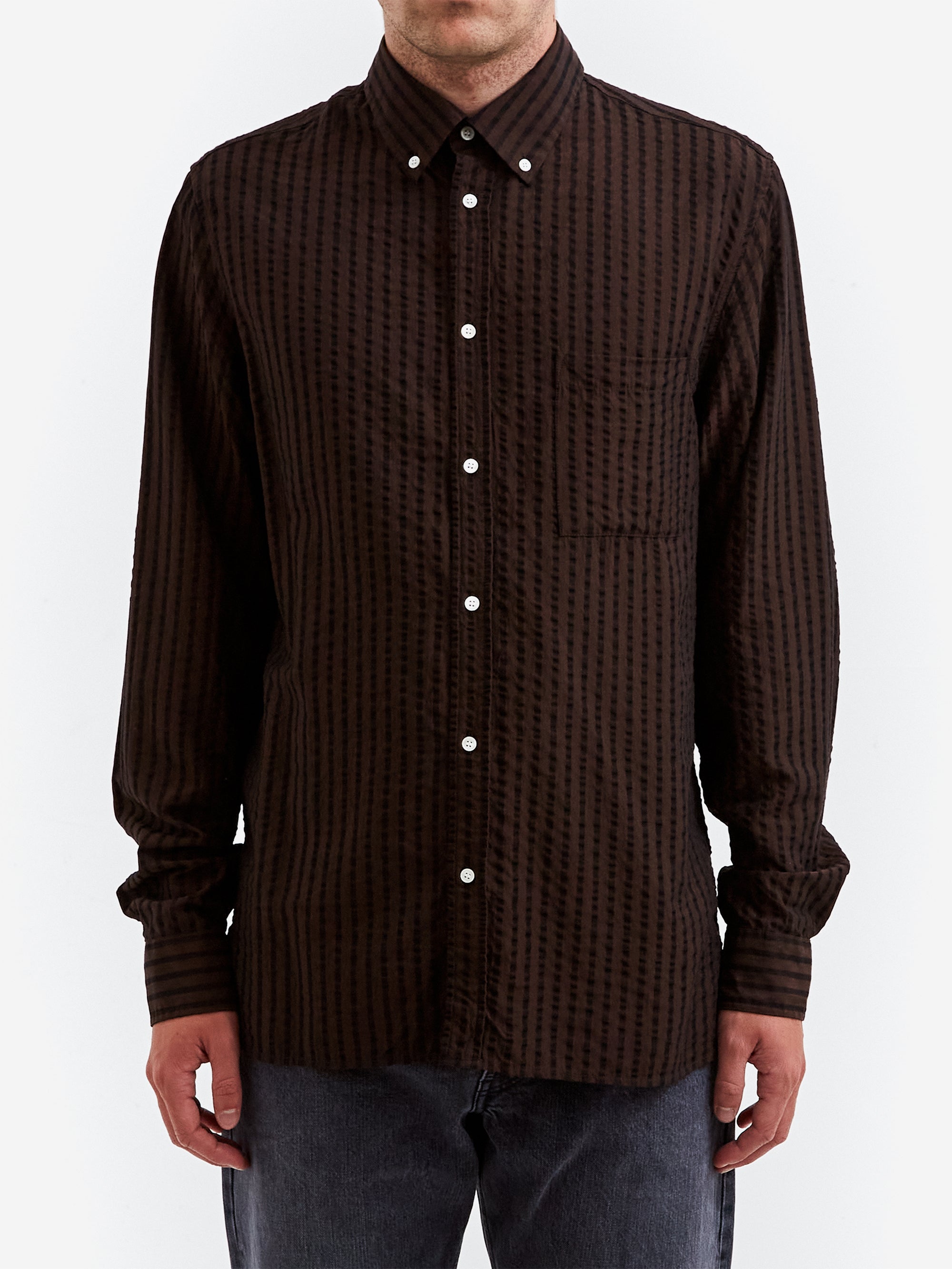 ANOTHER ASPECT ANOTHER Shirt 1.0 - Dark Brown, view 2