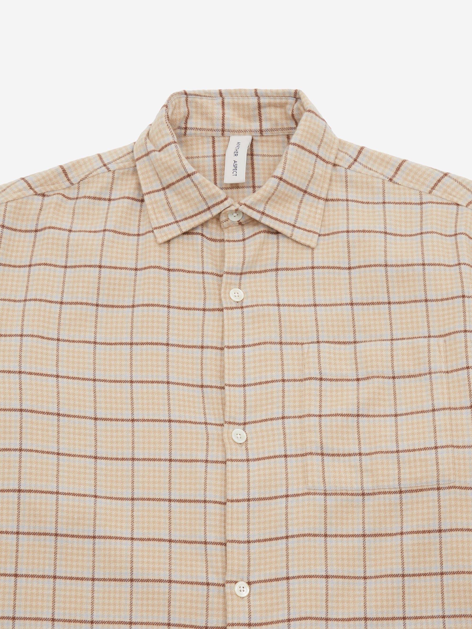 ANOTHER ASPECT ANOTHER Shirt 4.0 - Brown/Yellow Stripe, view 3