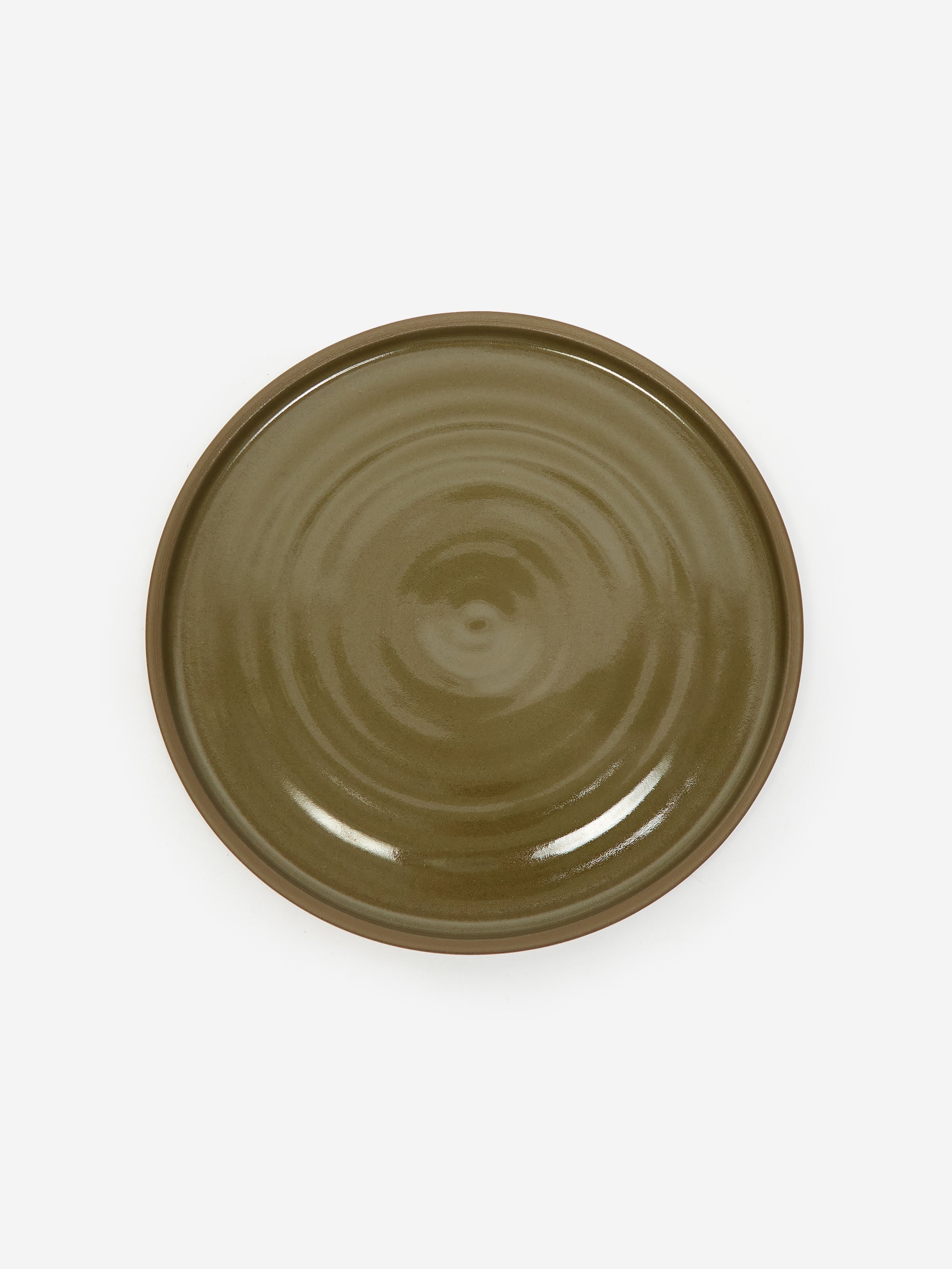 AR Ceramics Handmade Dinner Plate - Moss, view 2