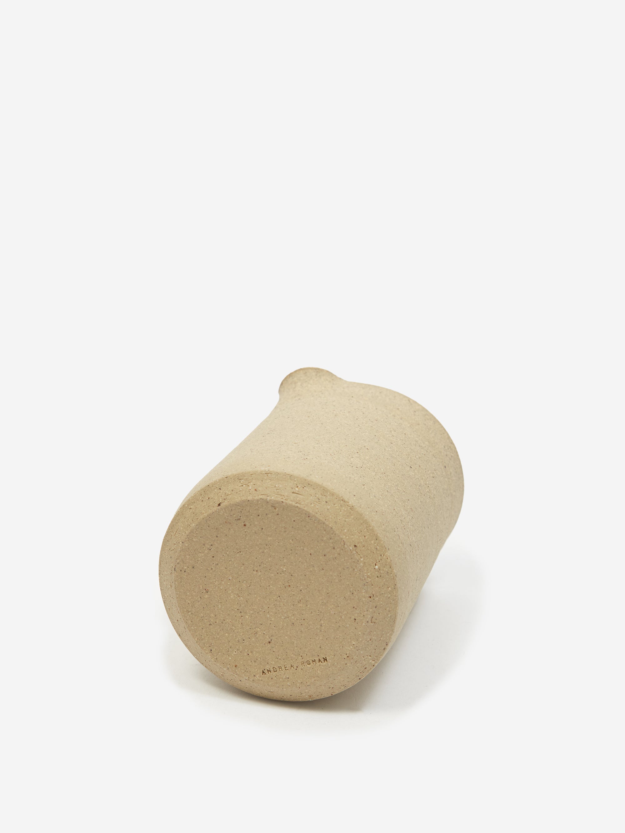 AR Ceramics Handmade Milk Jug - Sand, view 3