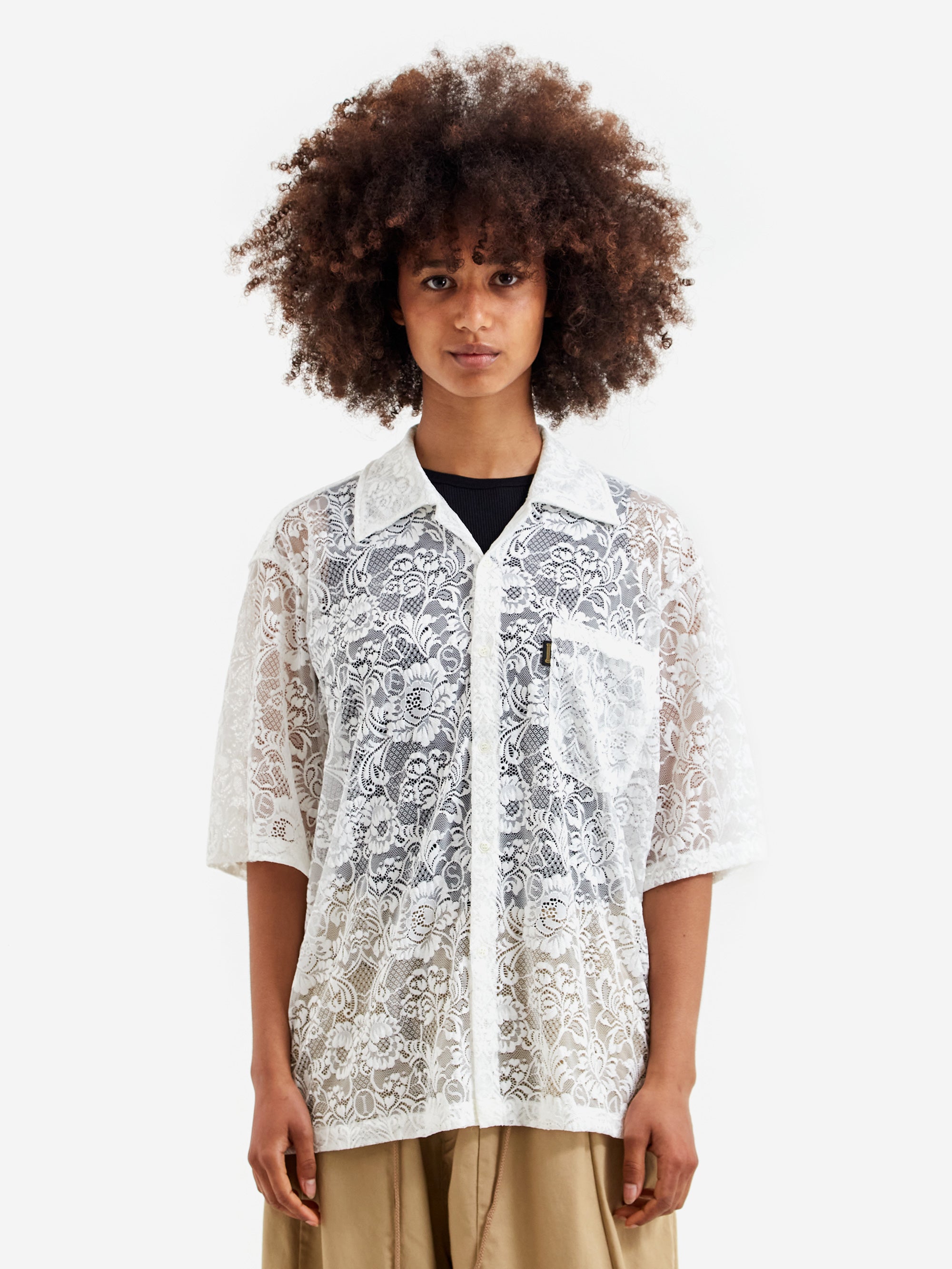 Aries Lace Hawaiian Shirt - White – Goodhood