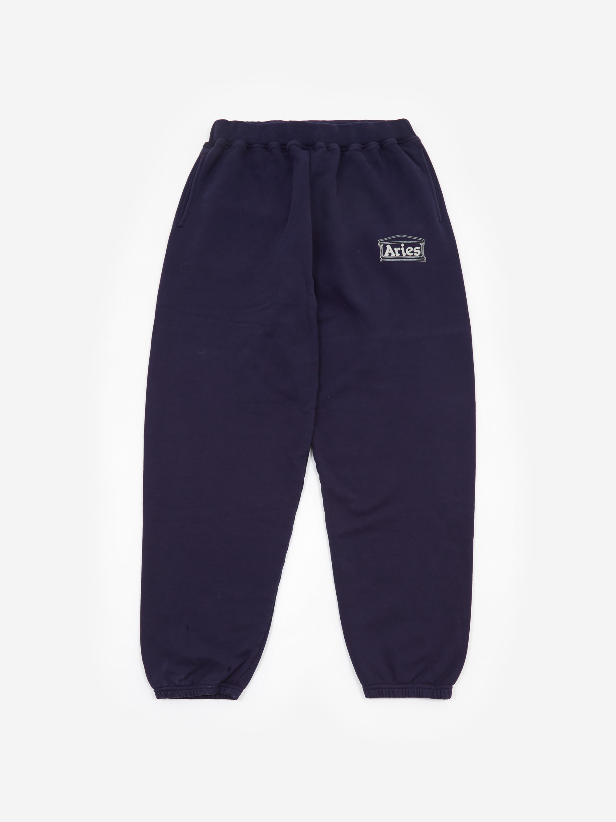 Aries Mini Temple Sweatpant - Navy – Goodhood