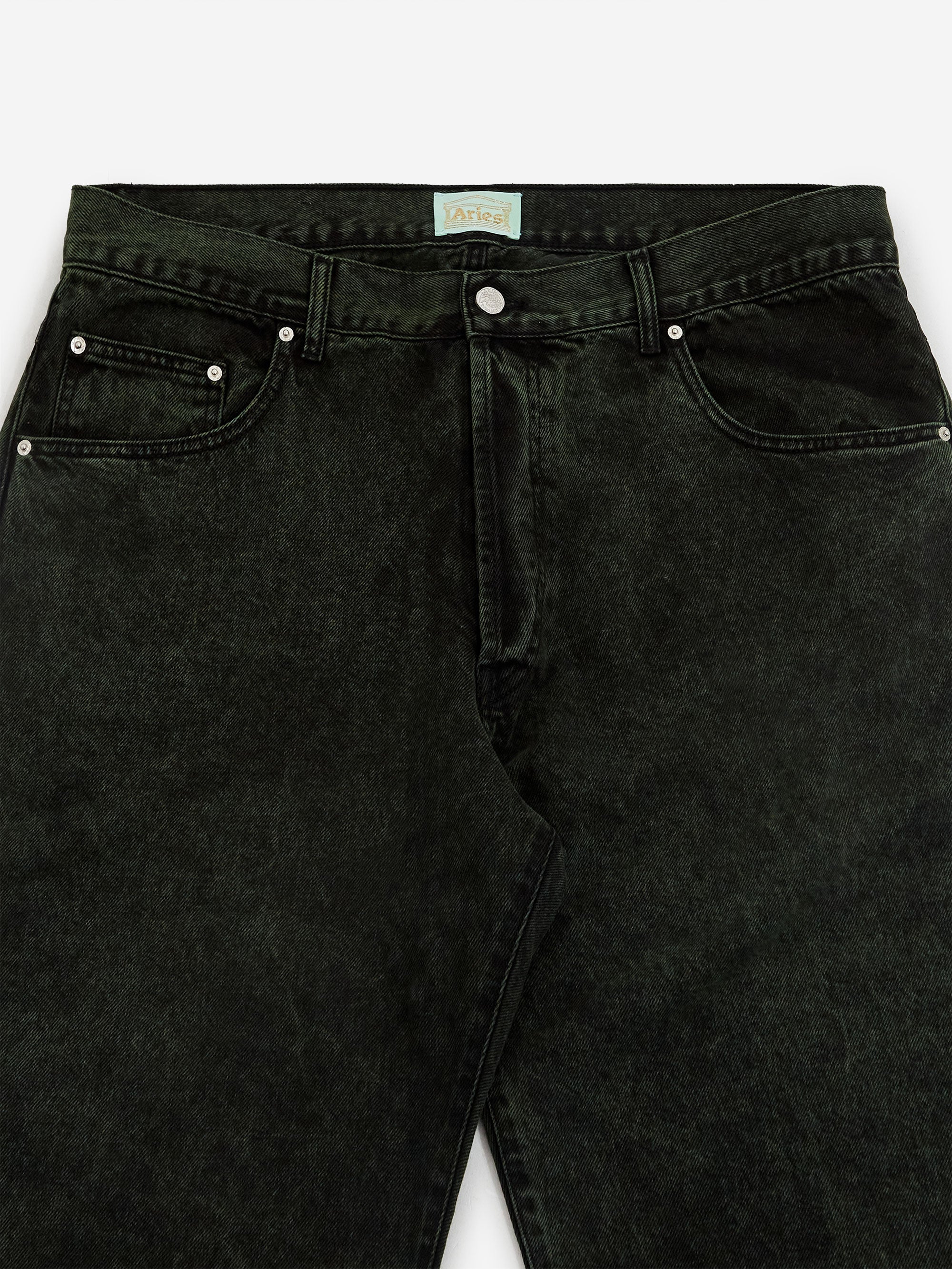 Aries Acid Wash Batten Jean W - Black, view 2
