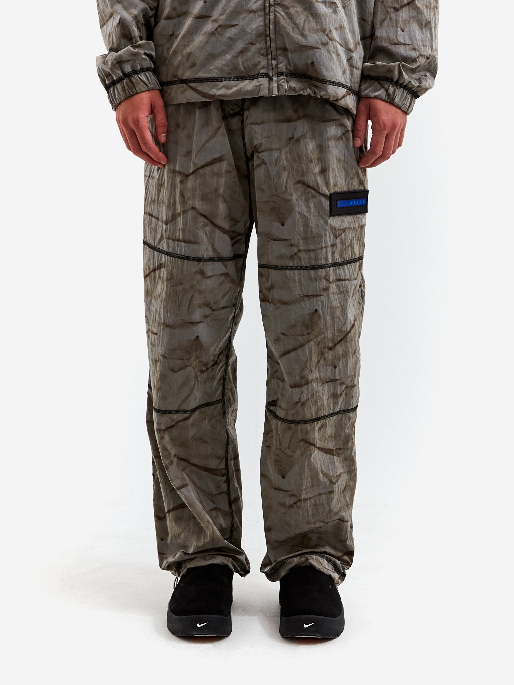 Aries Creased Windcheater Pant - Grey – Goodhood