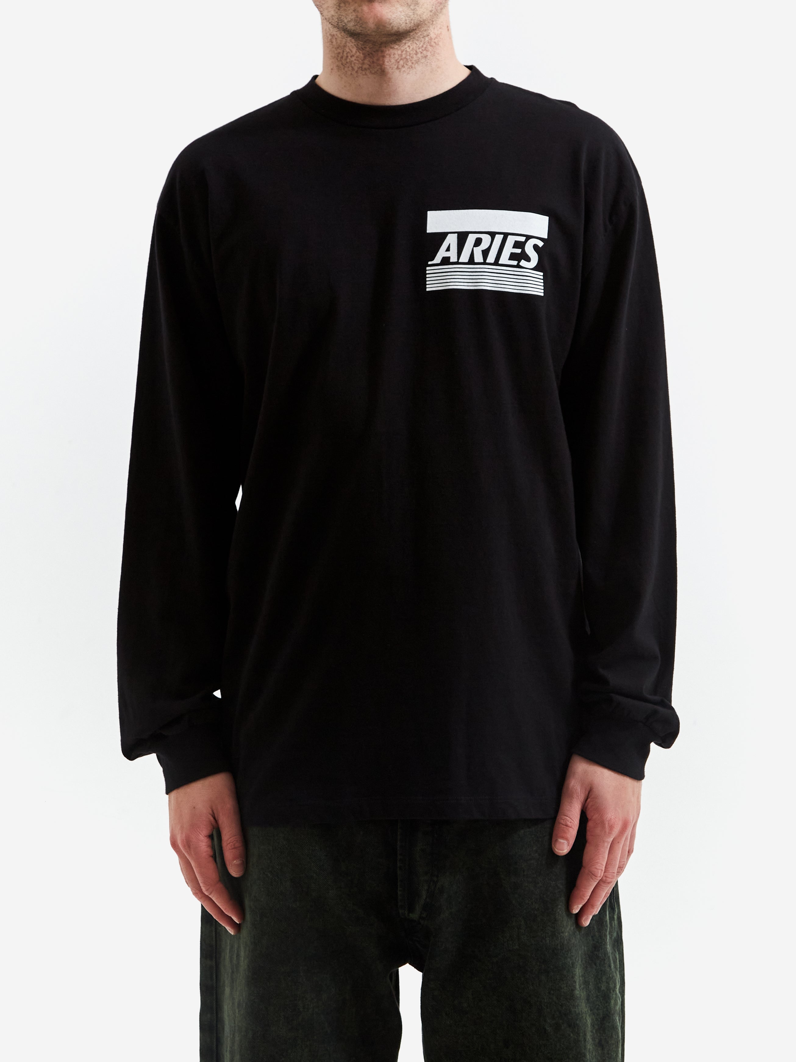 トップス ARIES Credit Card LS Tee/BLACK Credit Card LS Tee Black – Aries