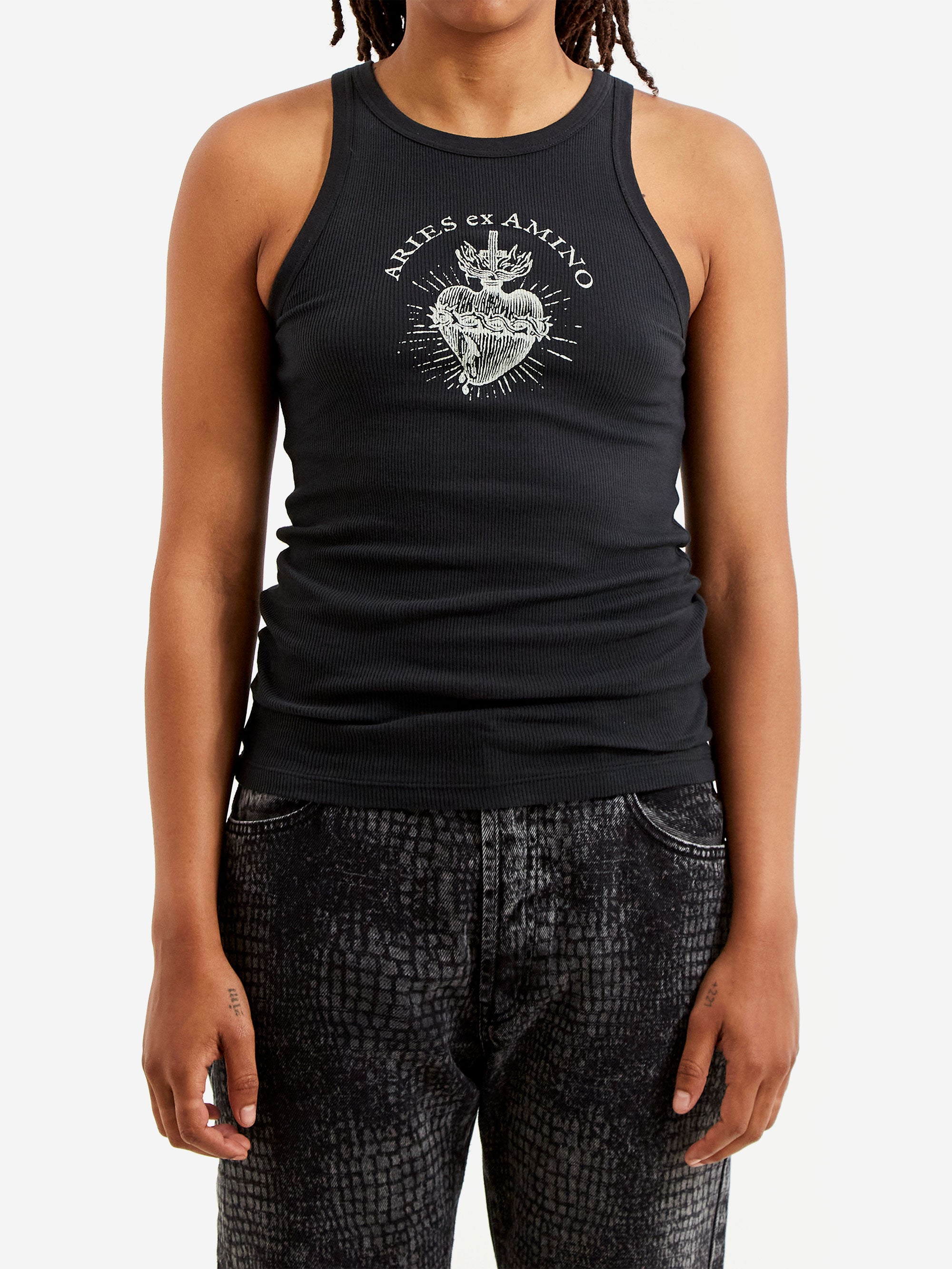 Aries Ex Amino Lightweight Vest W - Washed Black – Goodhood