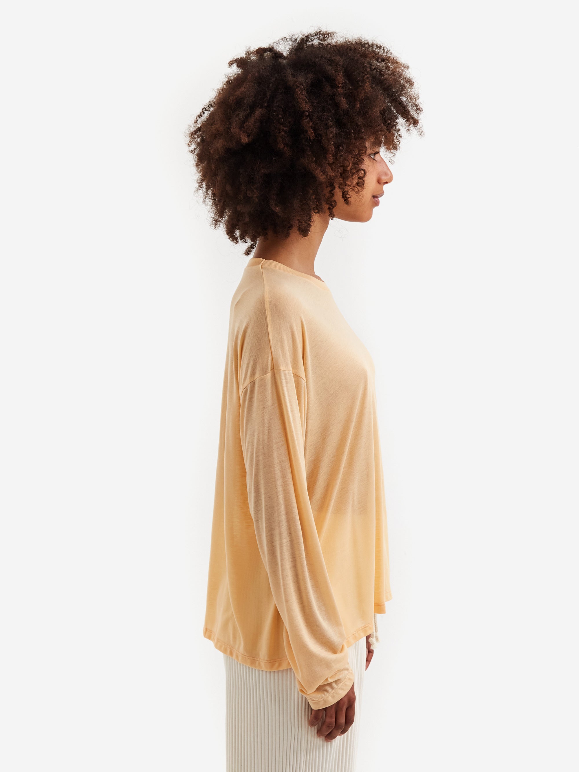 Baserange Loose Long Sleeve T-Shirt - Daf Yellow – Goodhood