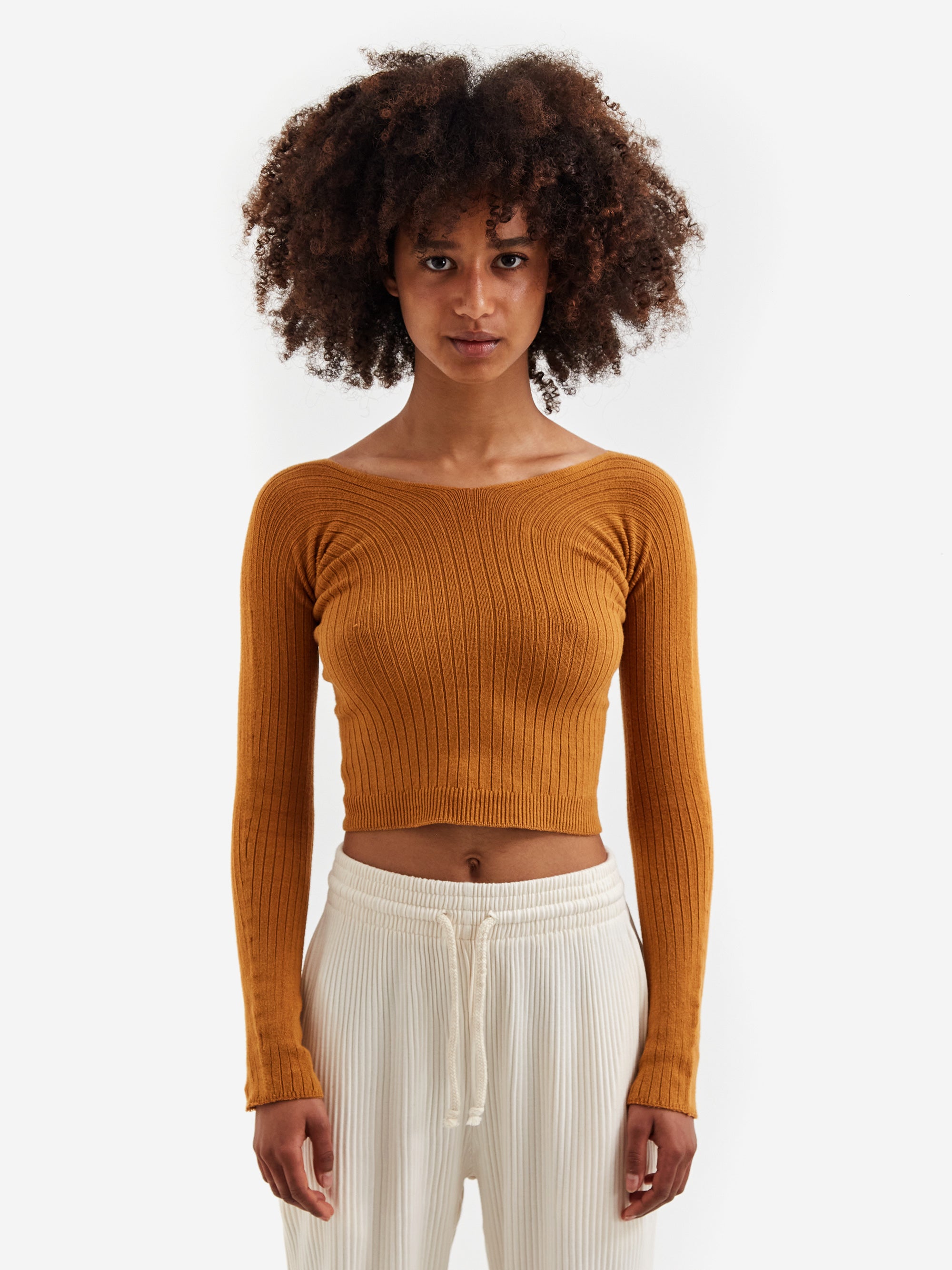 Baserange Tights Long Sleeve - Burnt Yellow – Goodhood