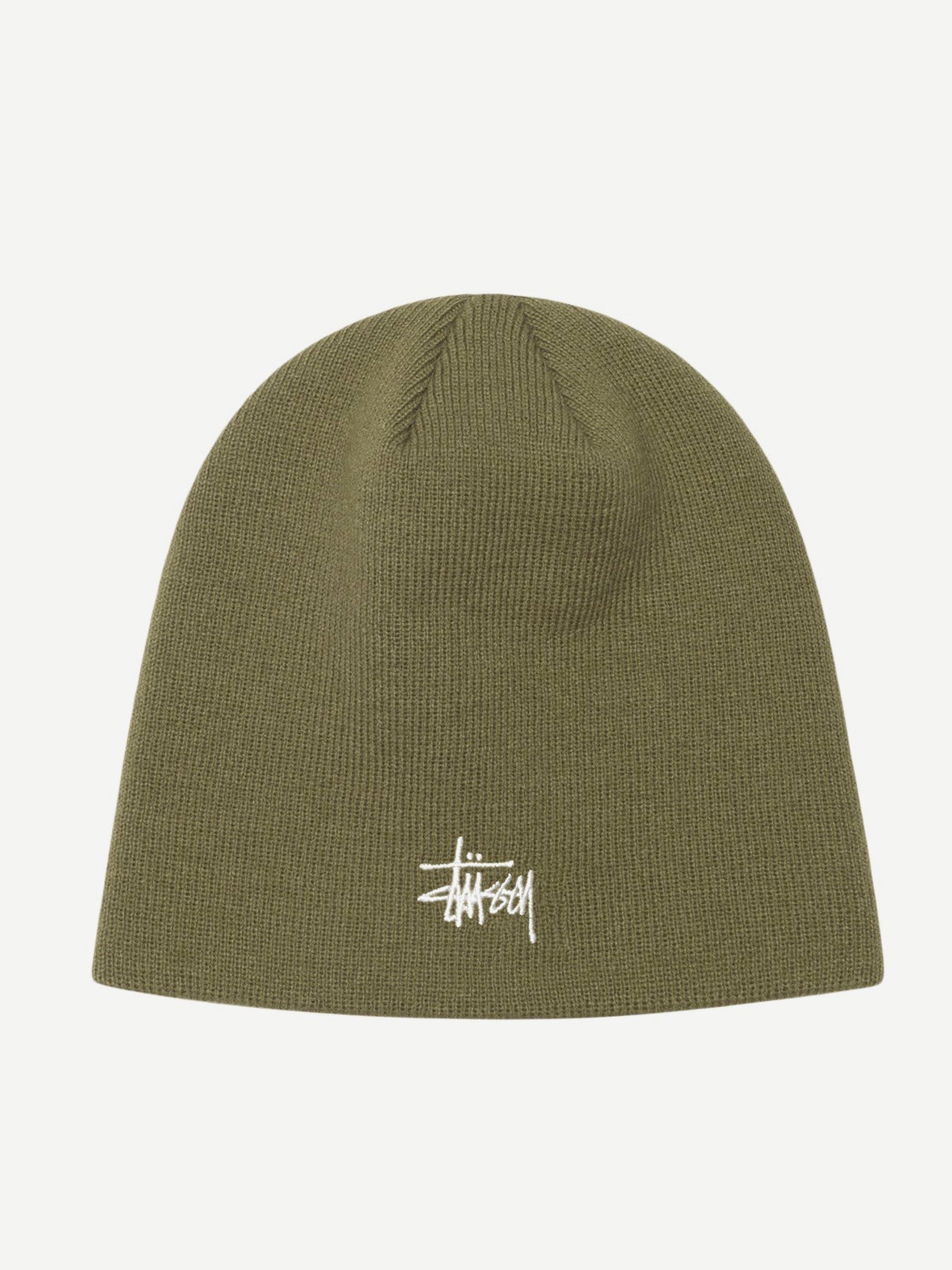 Stussy Basic Skull Cap - Olive – Goodhood