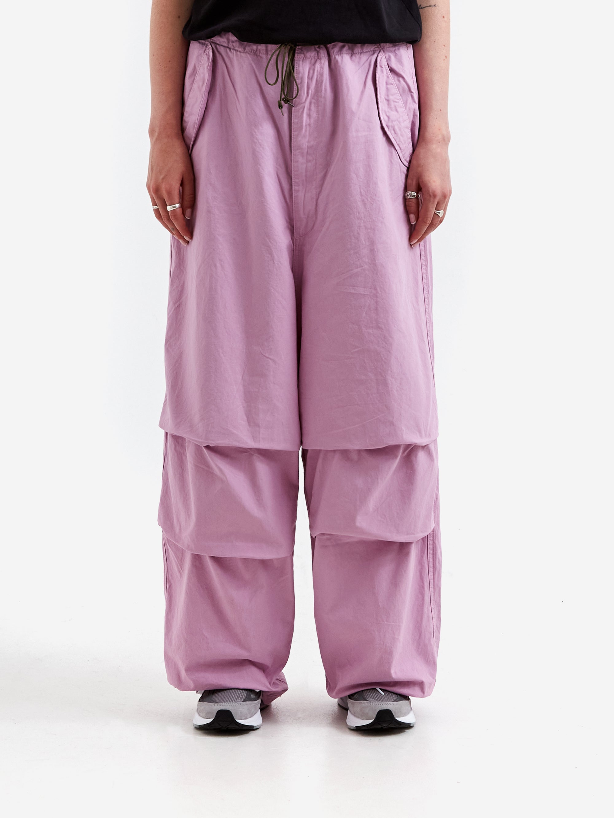 Beams Boy US Army Over Pants - (Garment Dye) Dusty Pink