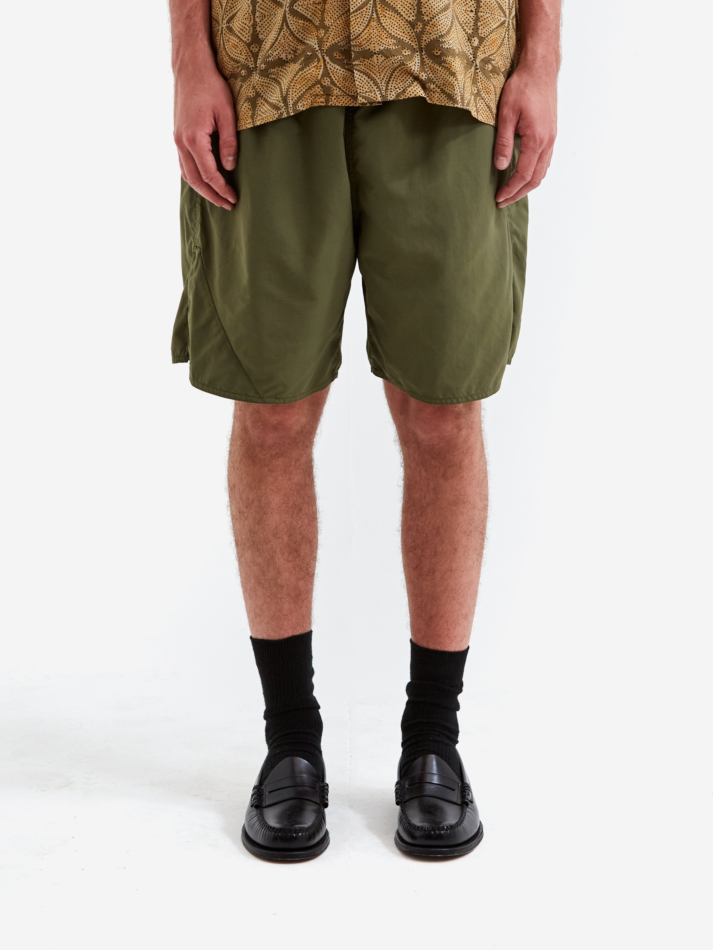 Beams Plus Mil Athletic Shorts Nylon Olive – Goodhood