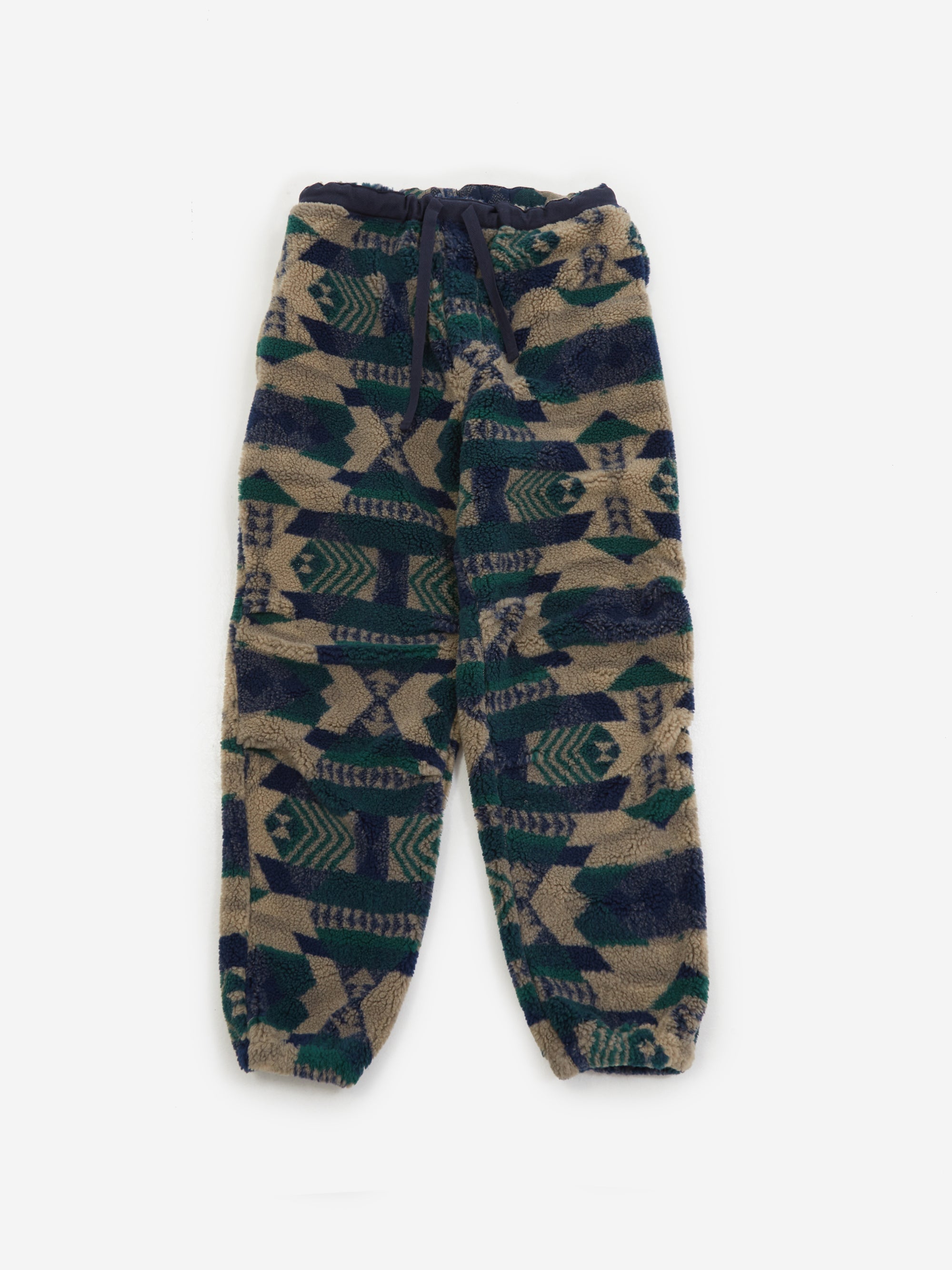 Beams Plus GYM Pants Wide Jacquard Boa - Native/Navy – Goodhood