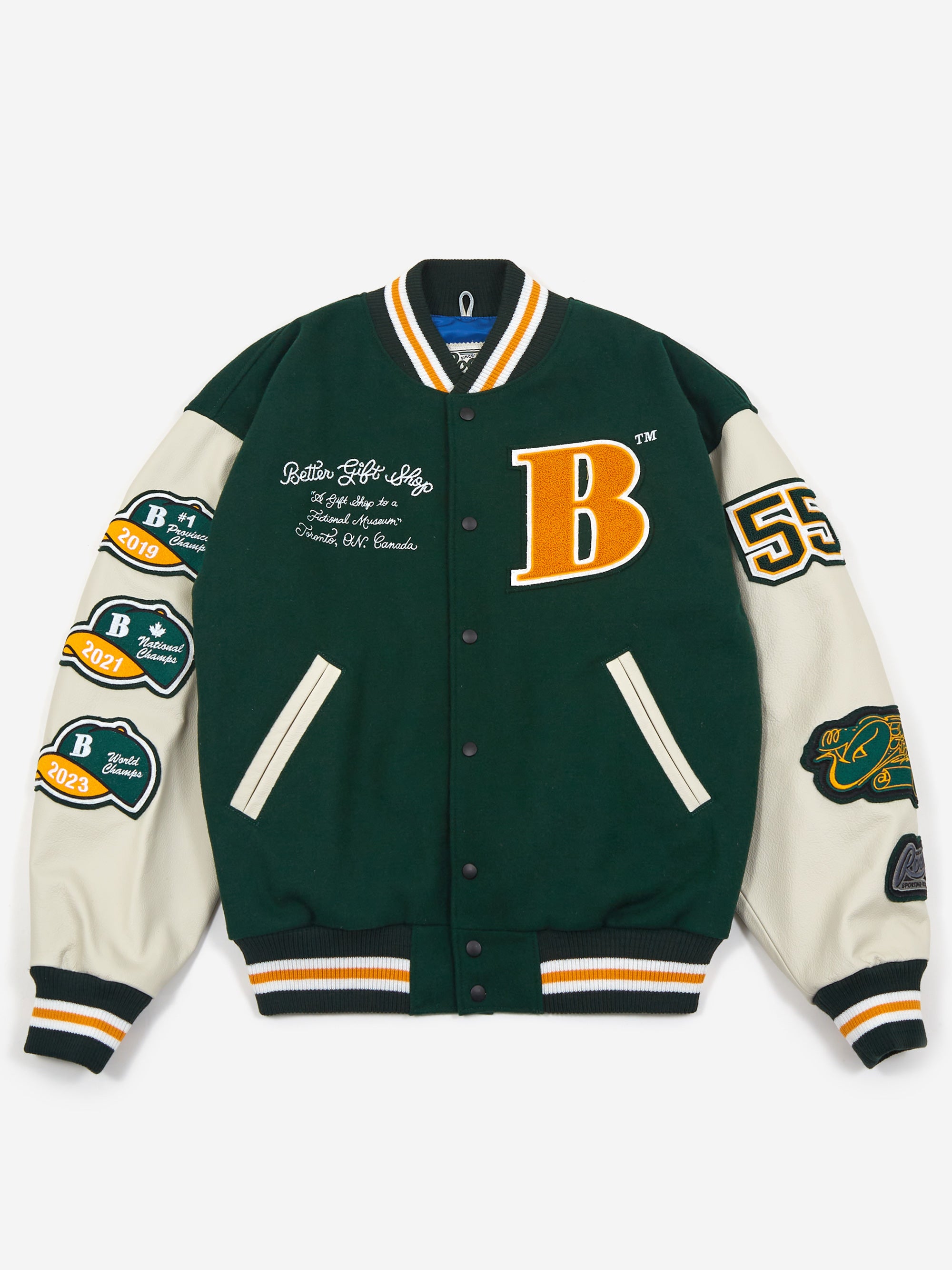 Green Varsity B Jacket 