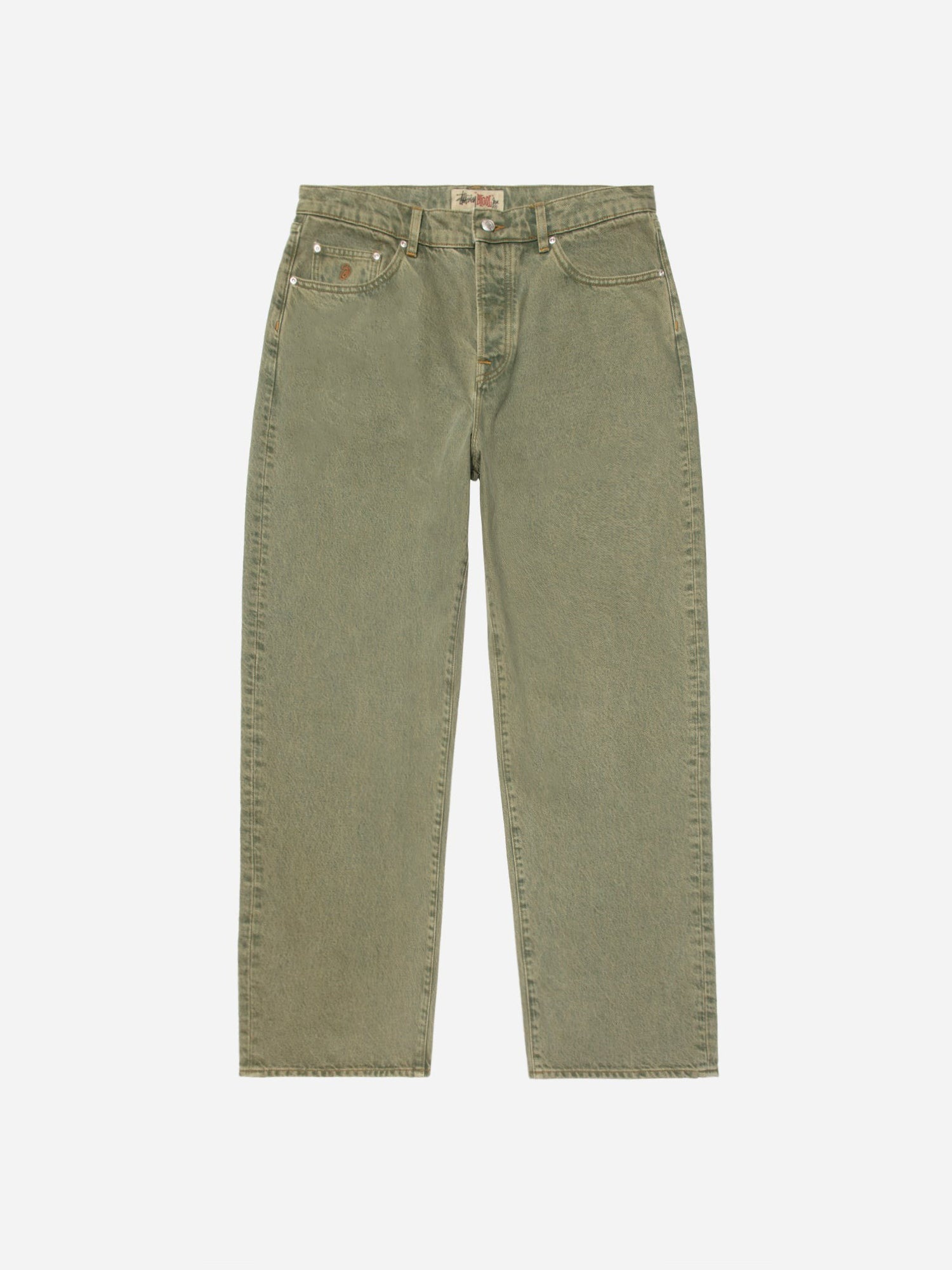 Stussy Big Ol Jean Denim W - Faded Army – Goodhood