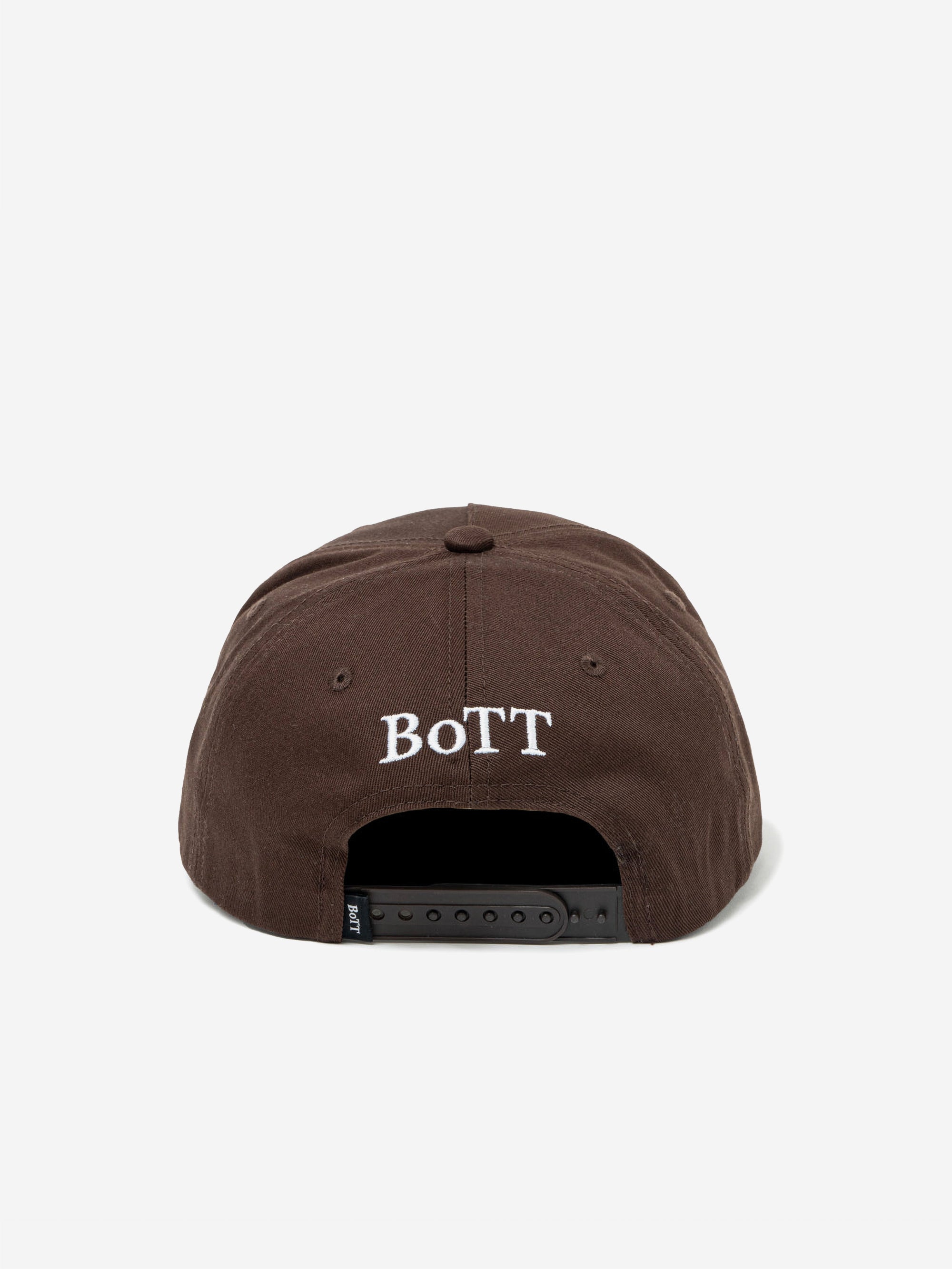 BOTT B Logo 5-Panel Cap brown ボット BoTT B Logo 5-Panel Cap - Brown – Goodhood