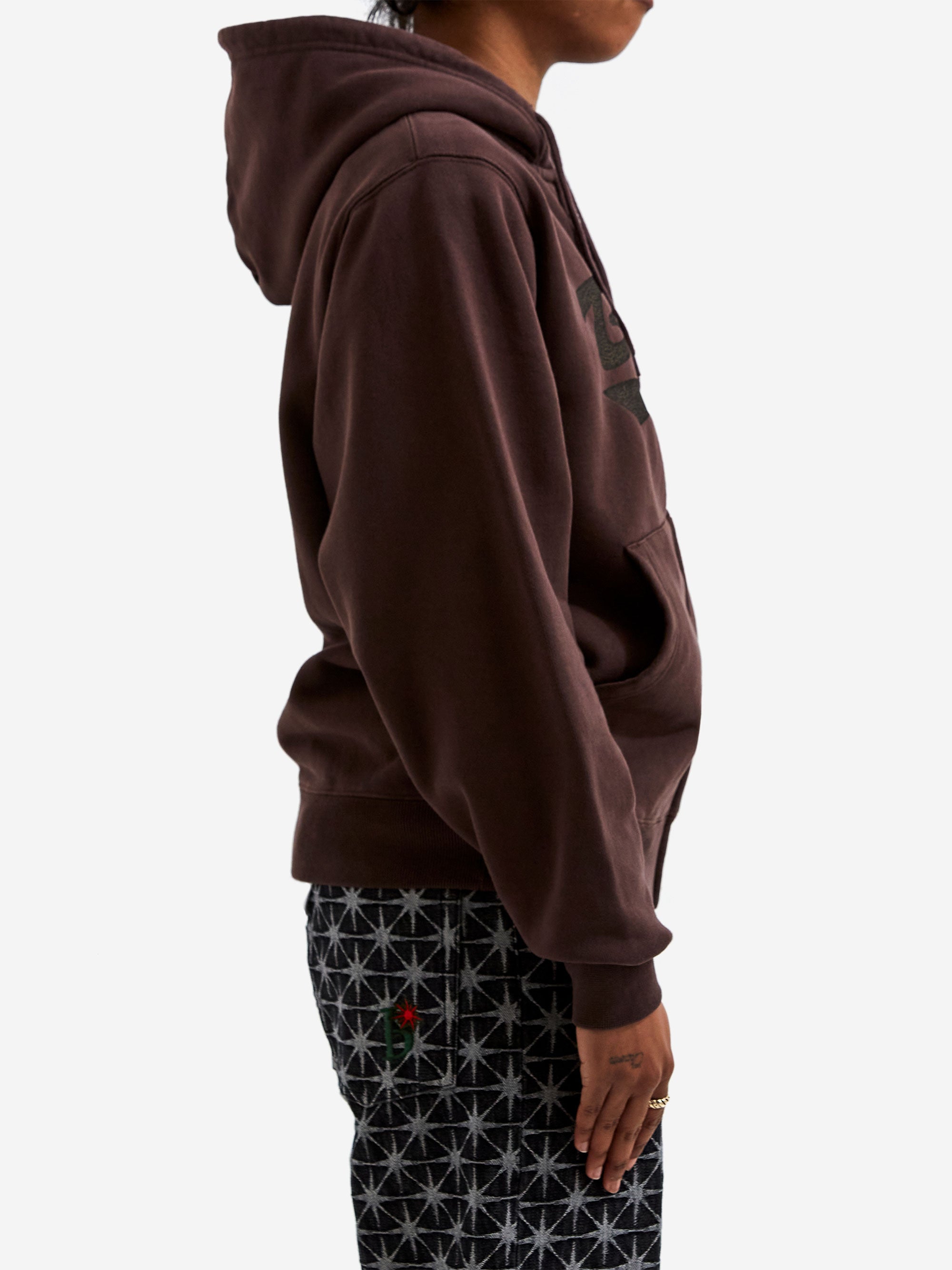 BoTT Washed Script Logo Zip Hoodie W - Washed Brown – Goodhood BoTT Washed Script Logo Zip Hoodie W - Washed Brown – Goodhood