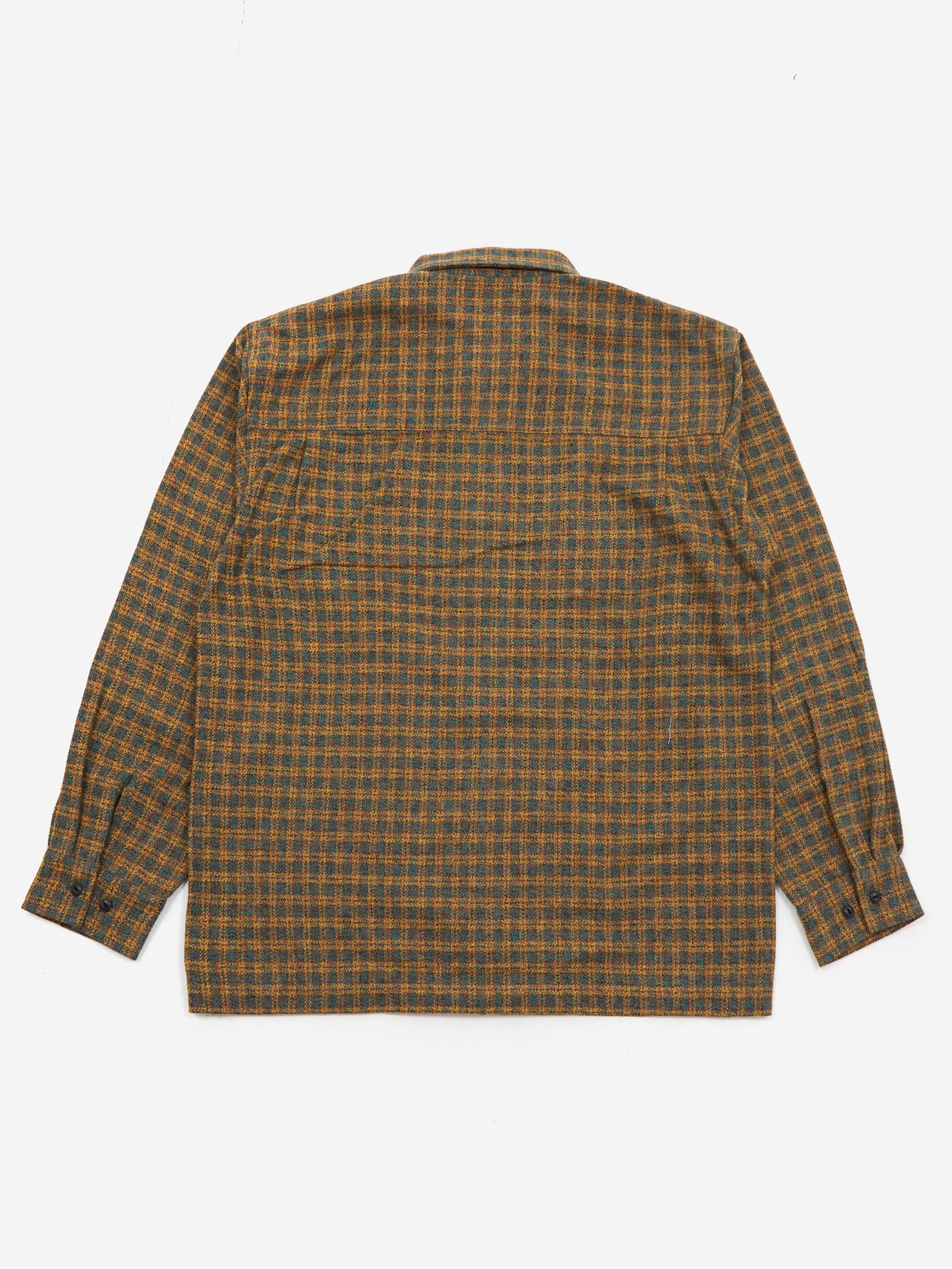 BoTT Zip Up Flannel Shirt - Green