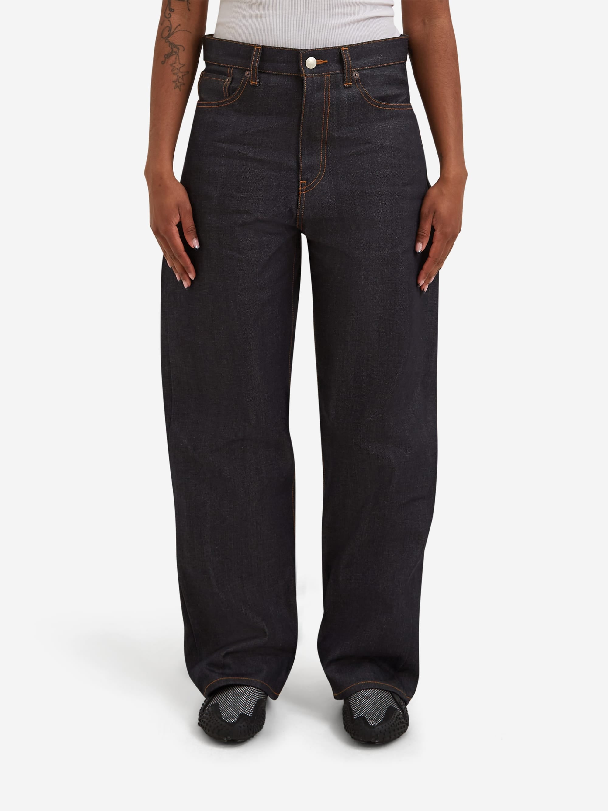 BoTT Loose-Fit Rigid Selvedge Denim W - Rigid – Goodhood