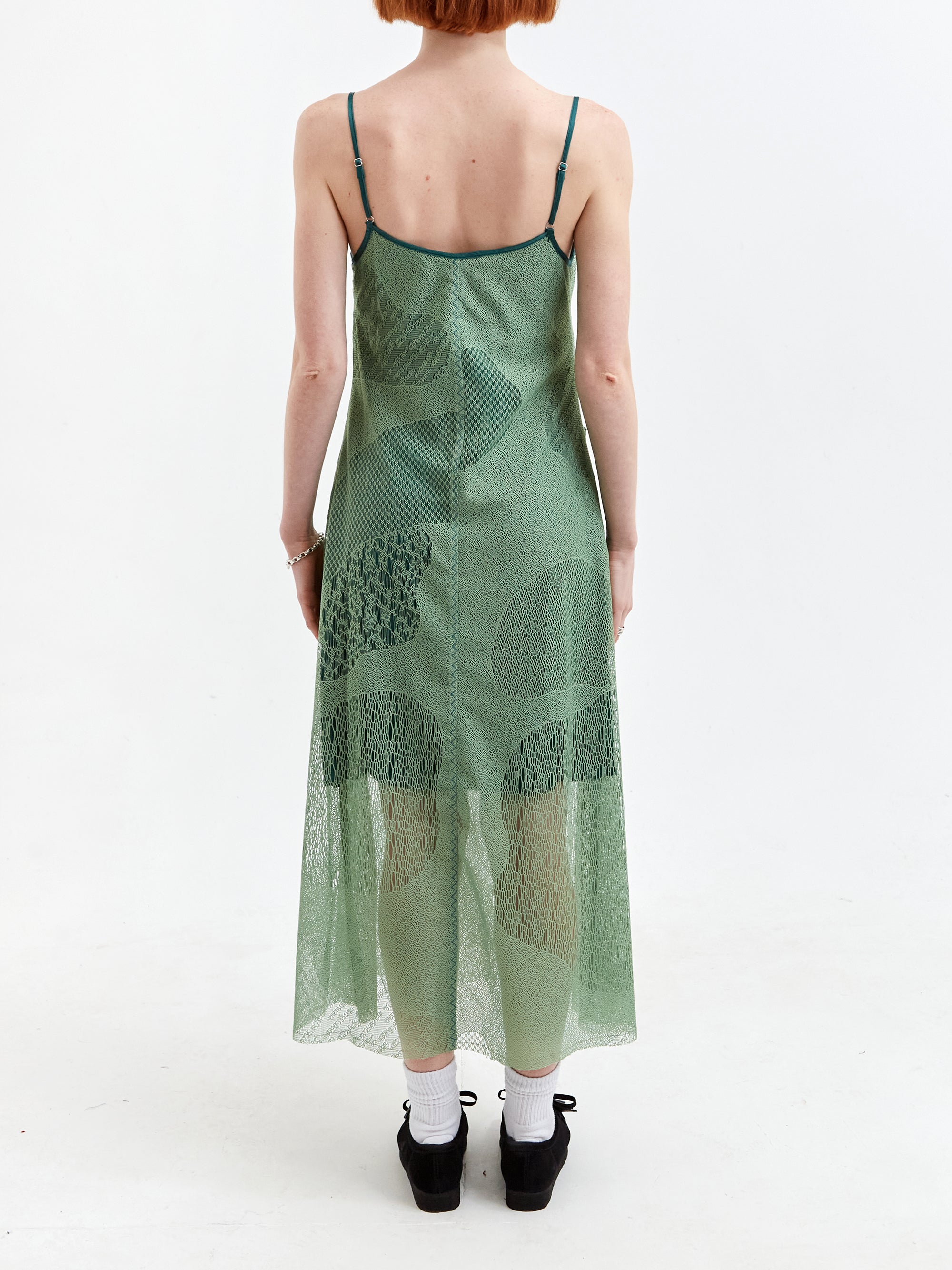 mesh cloud dress Brain Dead Engineered Cloud Mesh Slip Dress