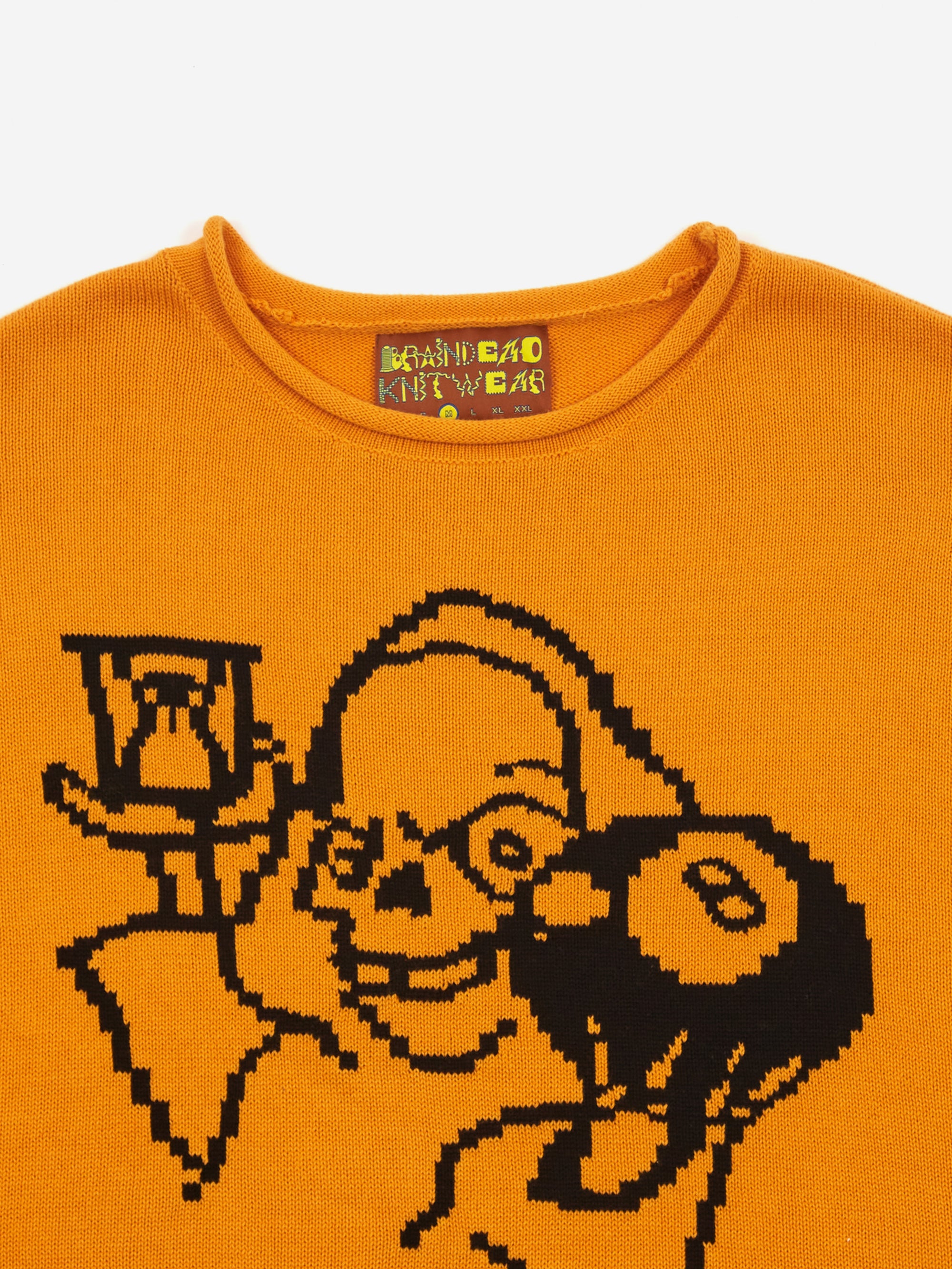 Brain Dead Tough Luck Oversized Boxy Sweater - Mustard – Goodhood