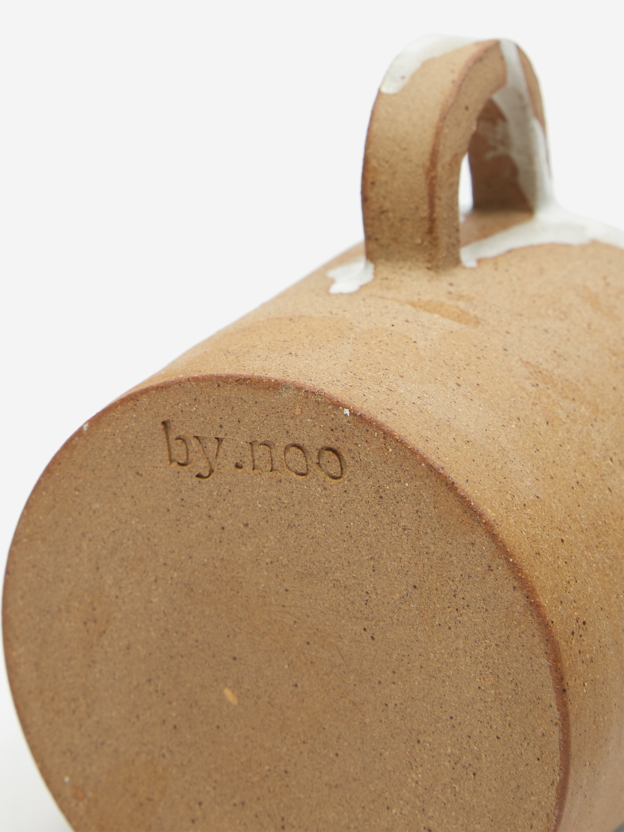 by.noo Handmade Medium Mug White Drip Goodhood