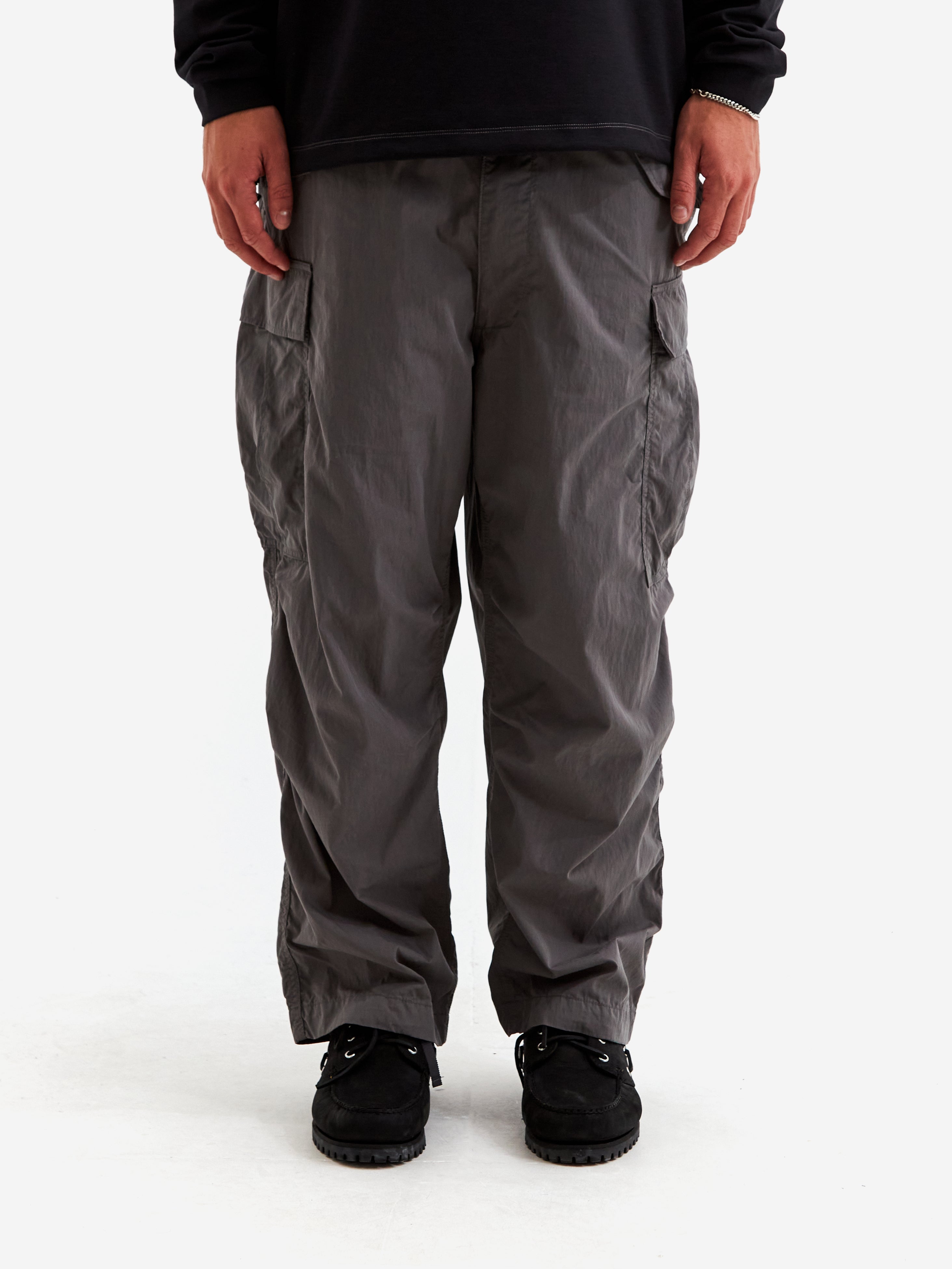 Beams Big 6 Pocket Cargo Trousers - Grey – Goodhood