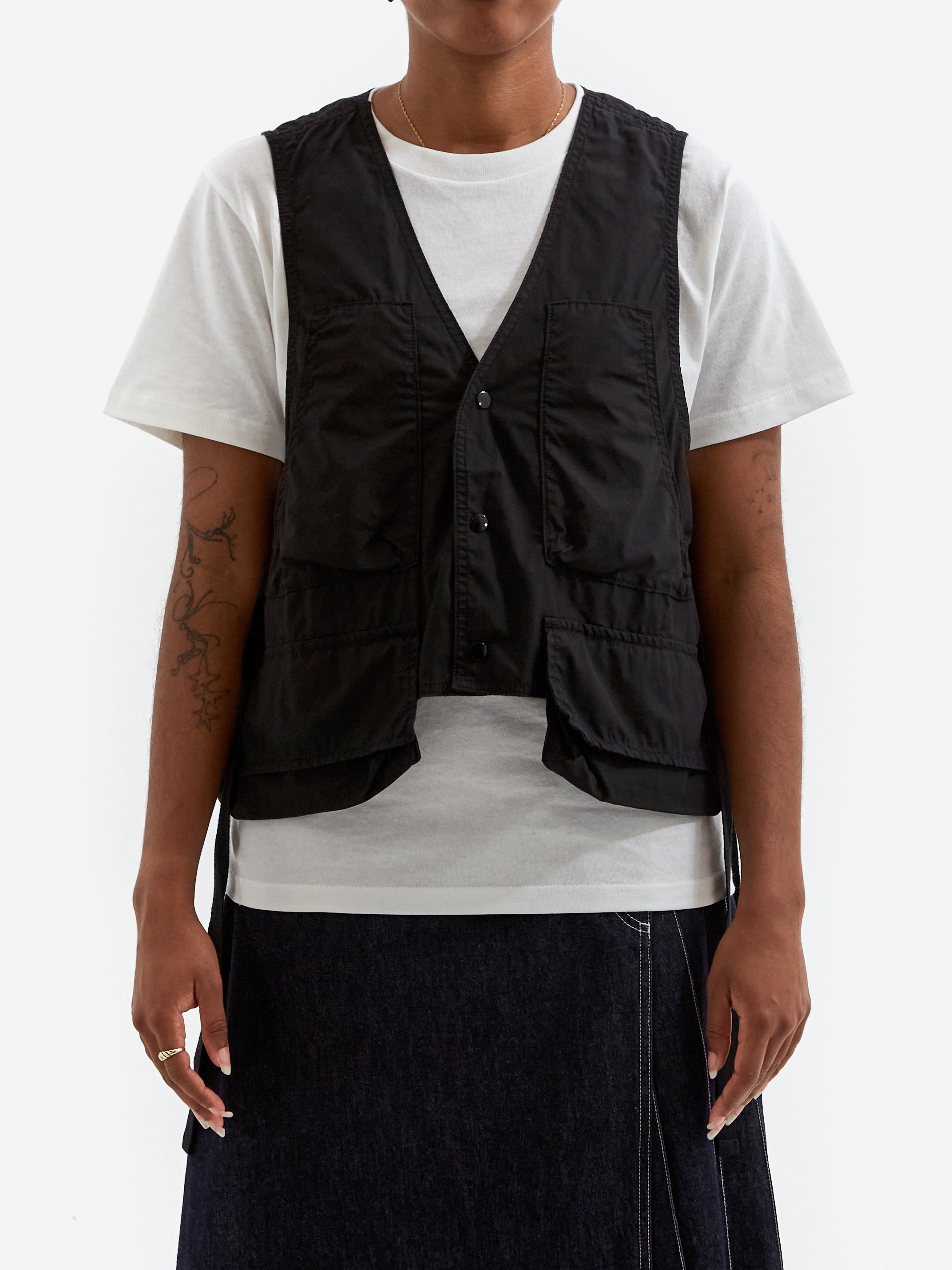 Beams Boy Fishing Vest - Black – Goodhood