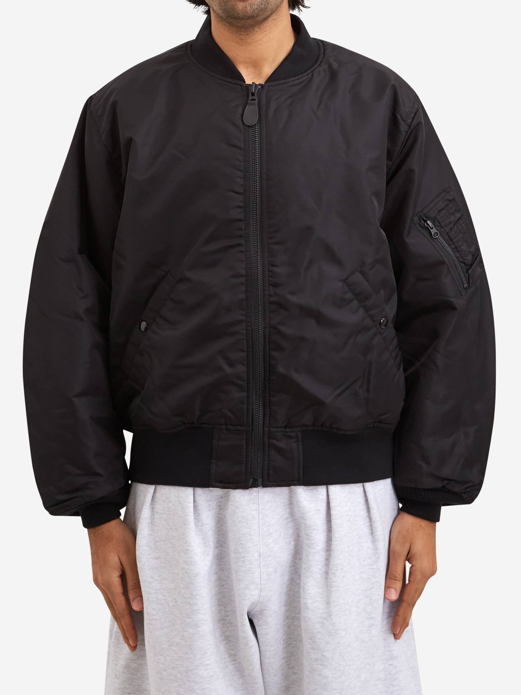 Beams MA1 D-Type Bomber Jacket - Black – Goodhood