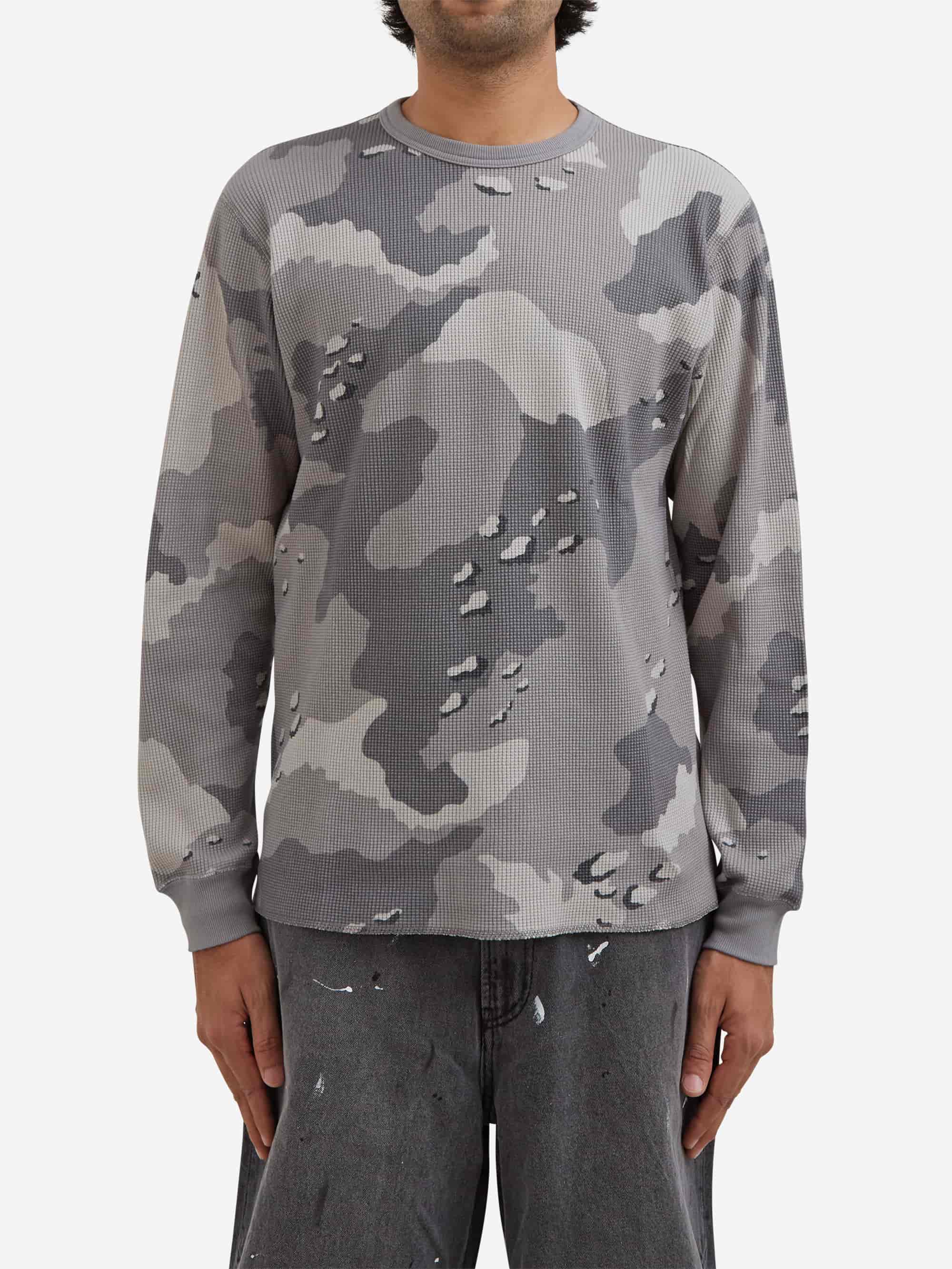 Beams Camo Thermal - Lt.Grey – Goodhood