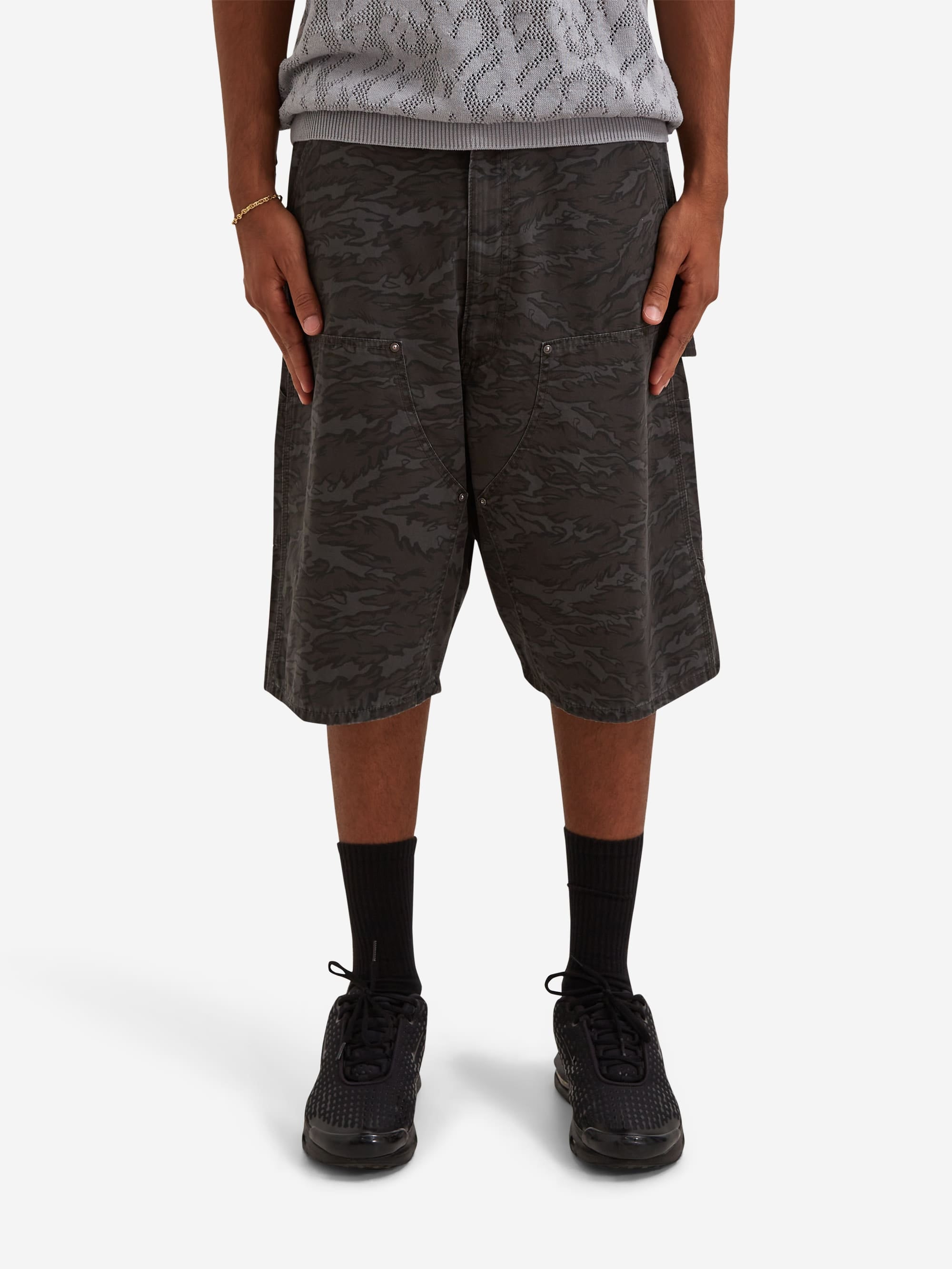 Beams PR Knee Short - Camo – Goodhood