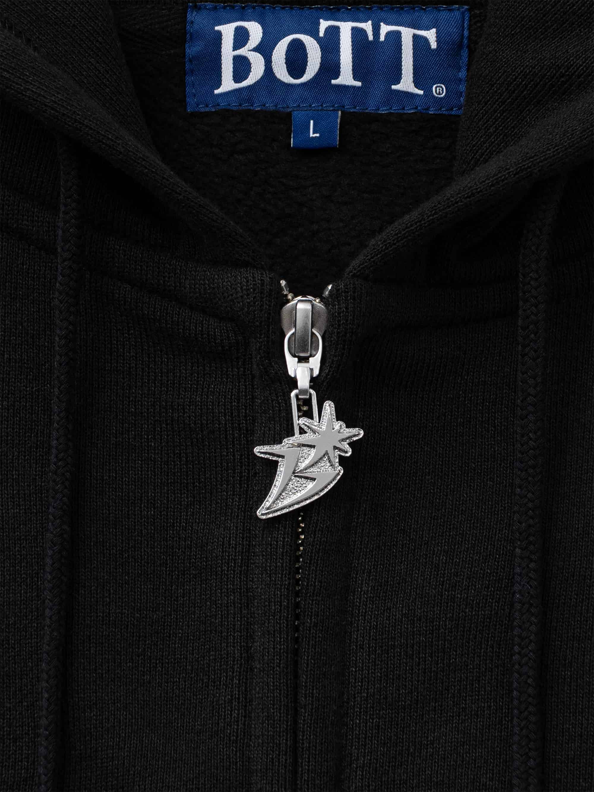 BoTT B Logo Zip Hoodie - Black – Goodhood
