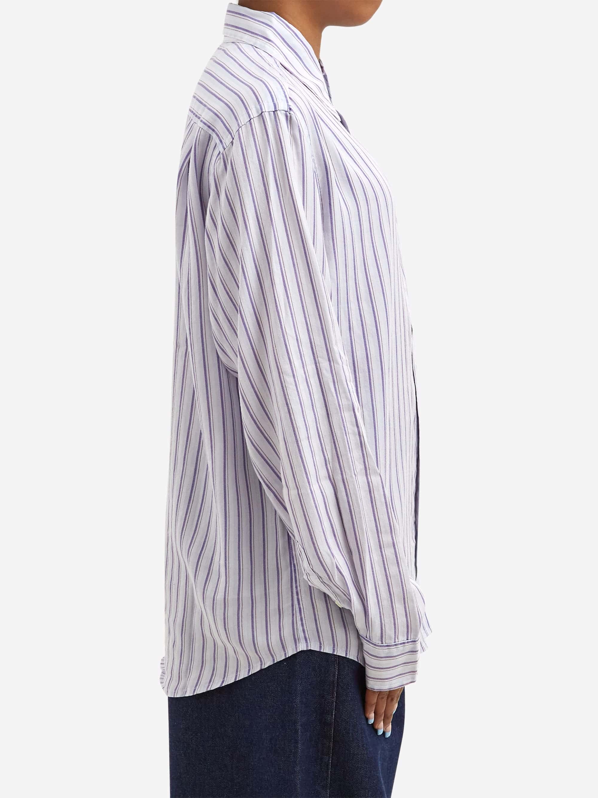 BoTT Printed Striped Shirt W - Blue – Goodhood