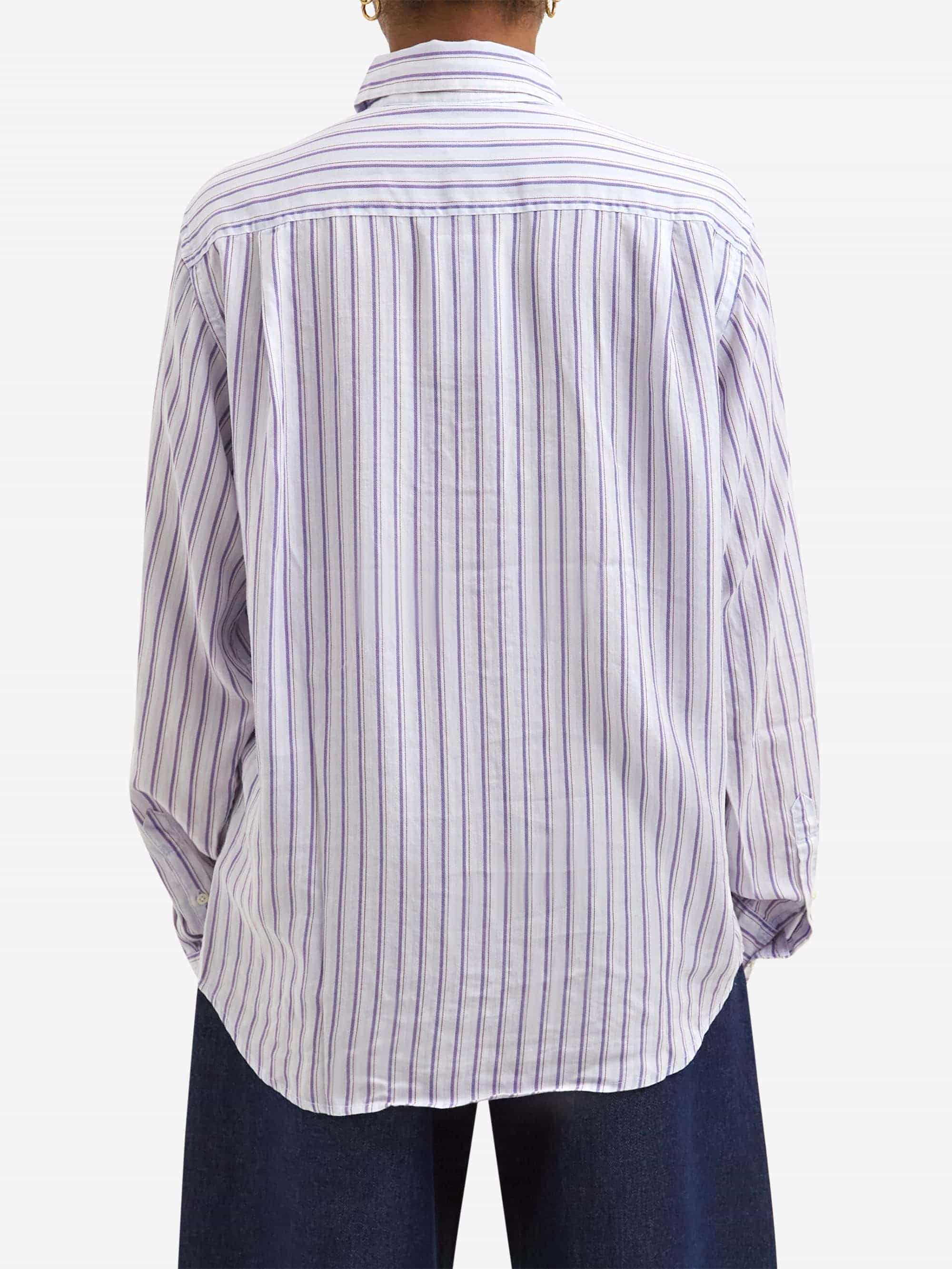 BoTT Printed Striped Shirt W - Blue – Goodhood