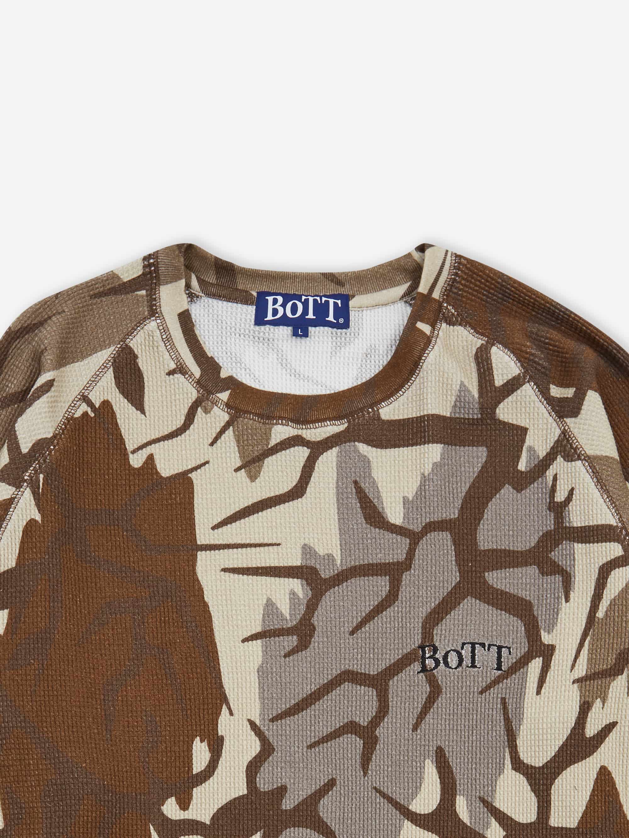 BoTT Raglan Camo Thermal - Brown – Goodhood