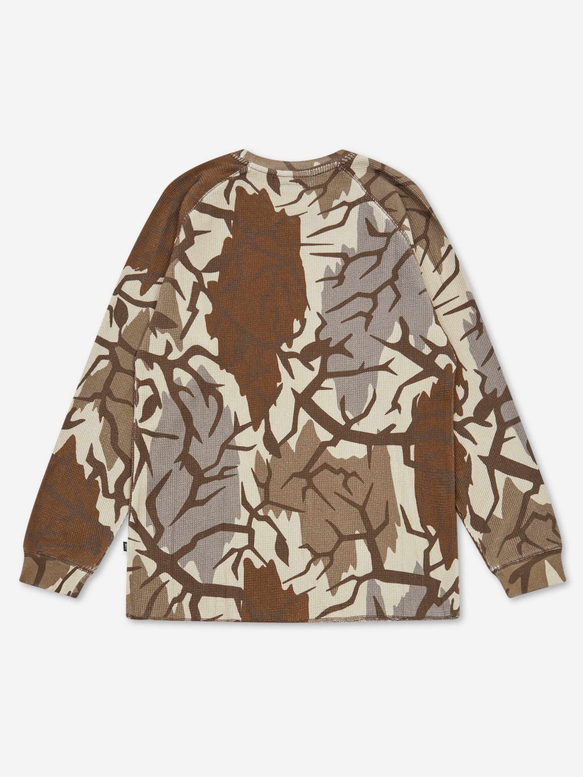 BoTT Raglan Camo Thermal - Brown – Goodhood