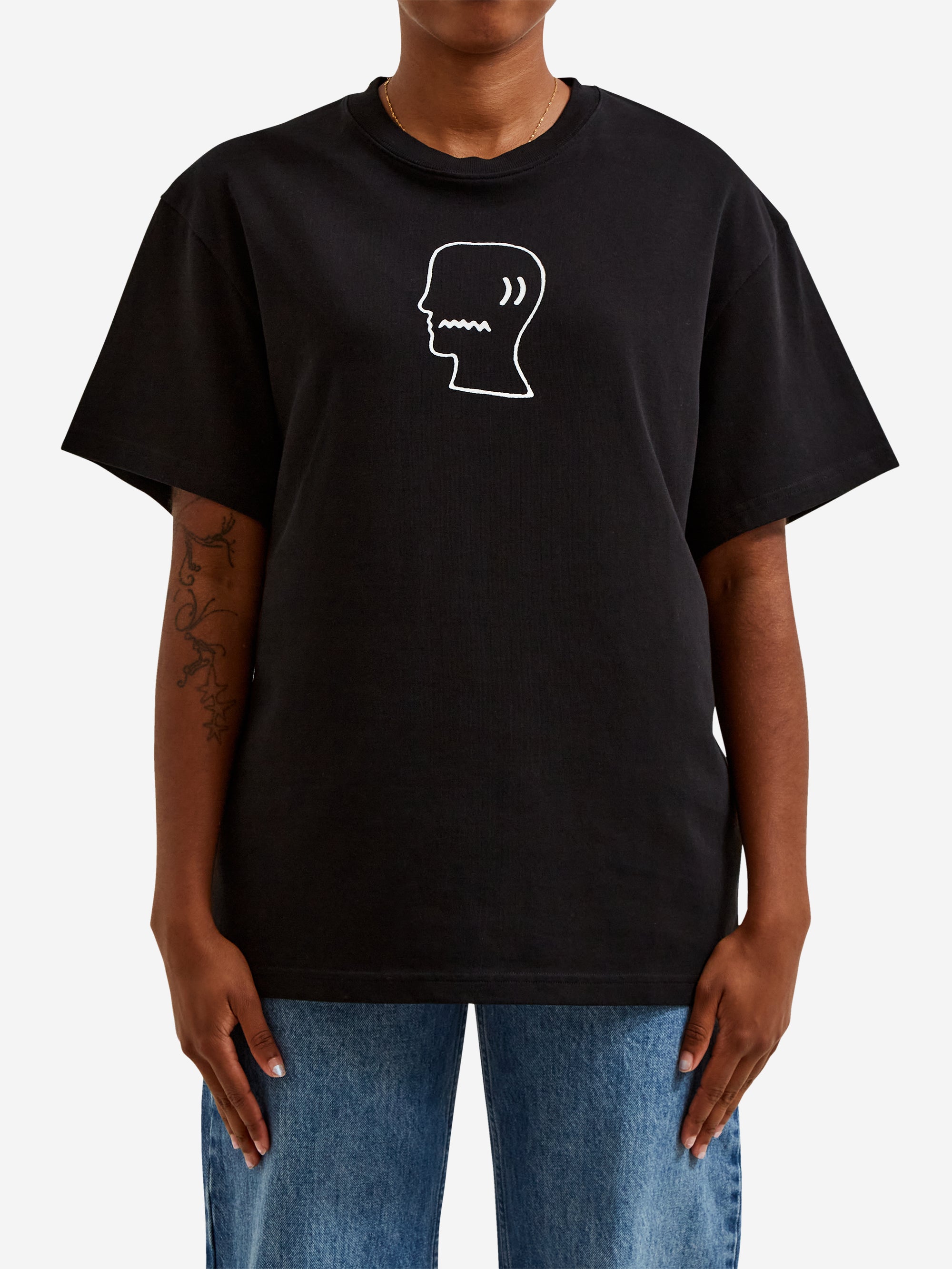 Brain Dead Logo Head T-shirt - Black – Goodhood Brain Dead Logo Head T-shirt - Black – Goodhood
