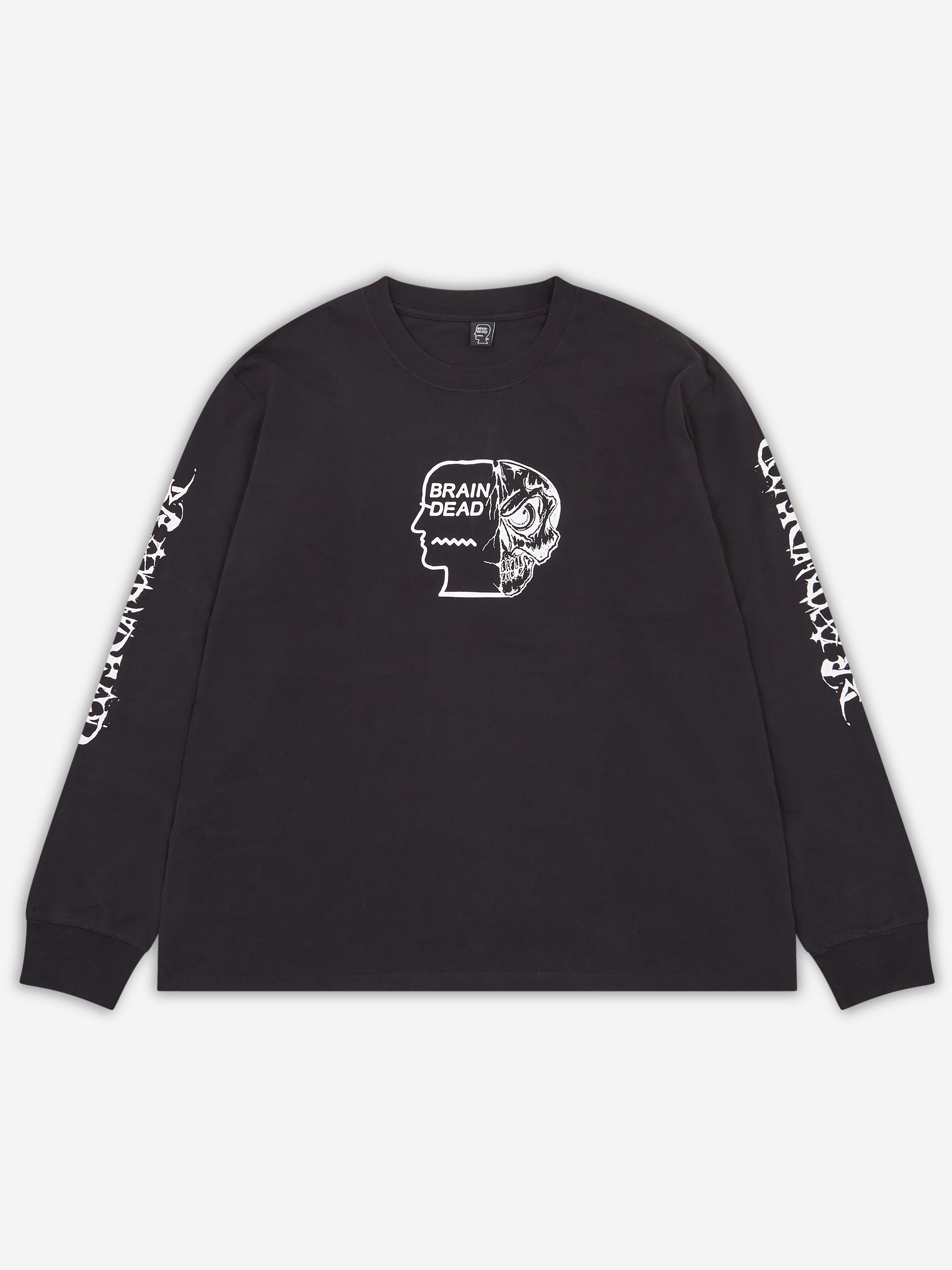 Brain Dead Skull Mech Long Sleeve T-Shirt - Black – Goodhood