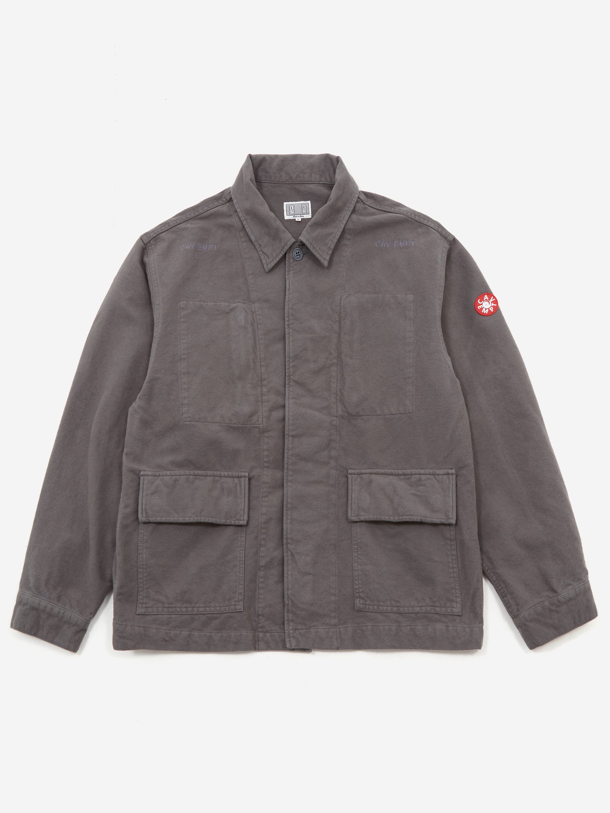 Cav Empt Brushed Soft Cotton Jacket Grey – Goodhood